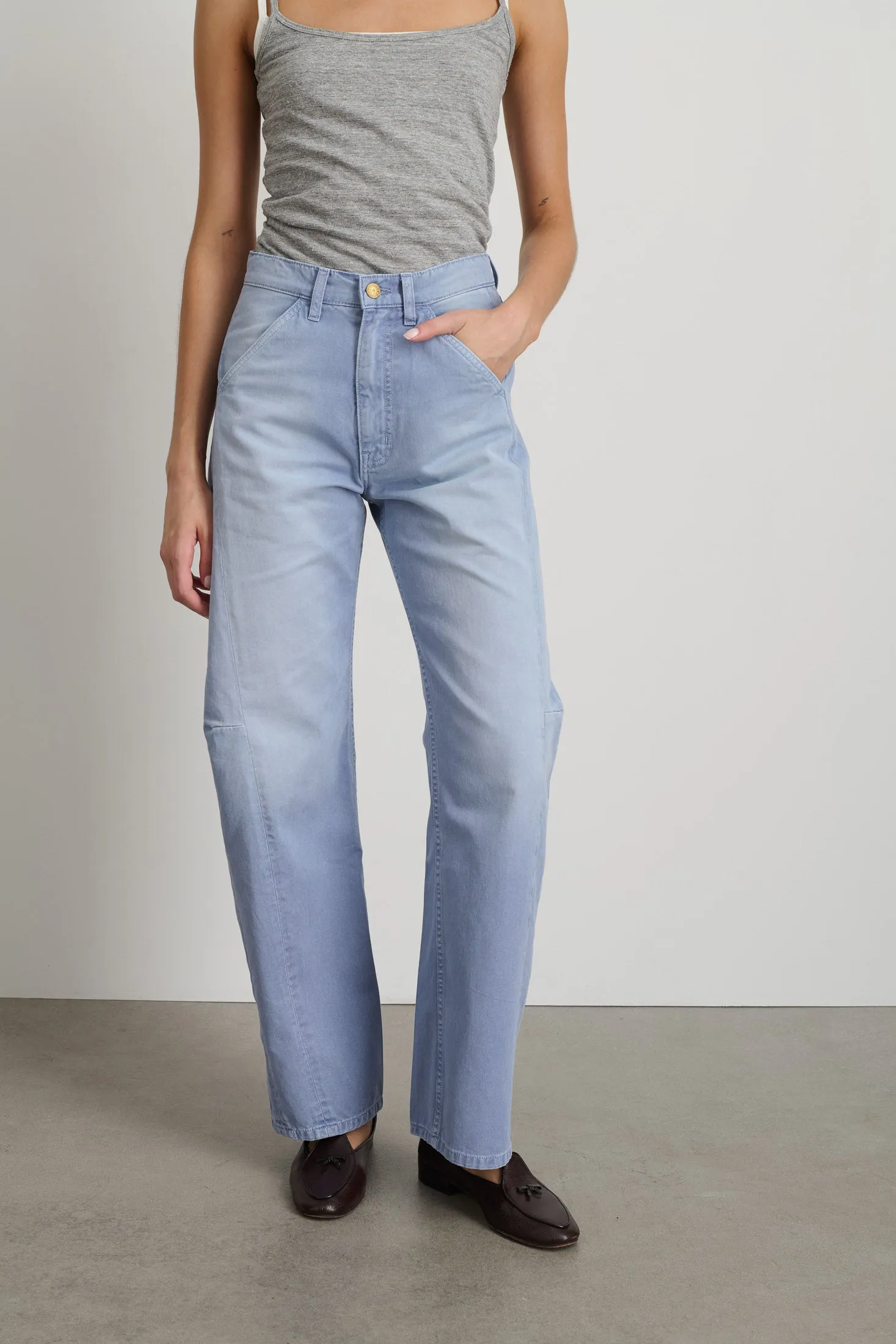 Lange Lasso Chino Pale Blue sold by B Sides Jeans product image thumbnail 4