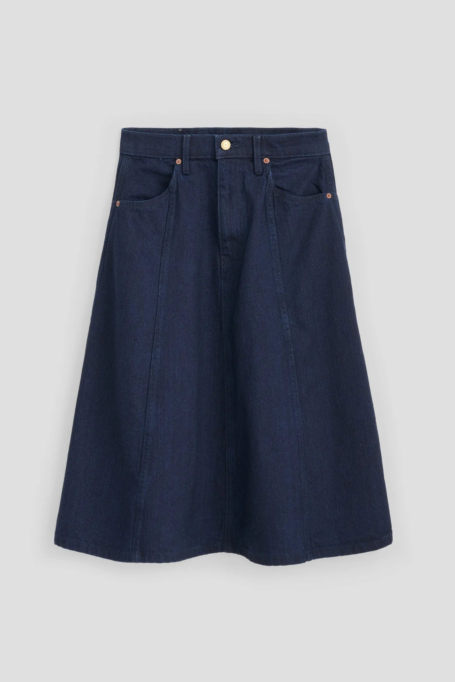 Simone Skirt Indigo Rinse sold by B Sides Jeans product image thumbnail 2