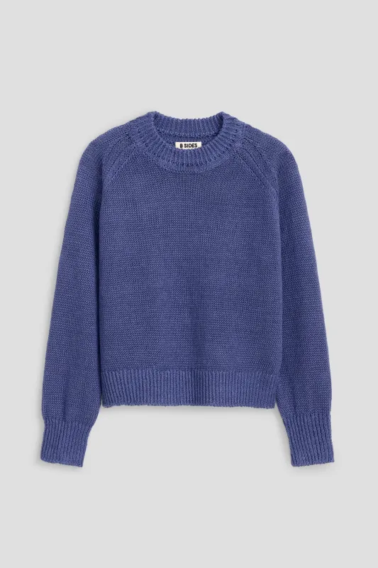 Lind Knit Crew Marine made by B Sides Jeans