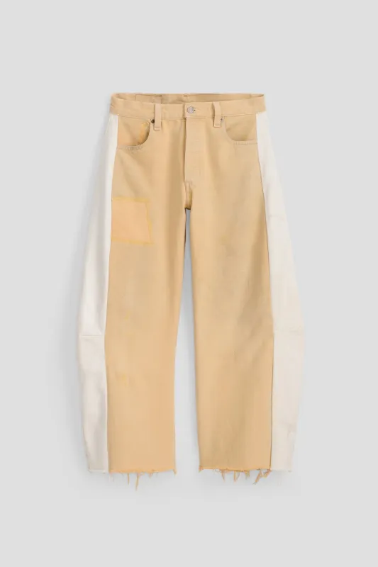 Vintage Lasso Jean Slouch Crop Classic Faded Marigold sold by B Sides Jeans