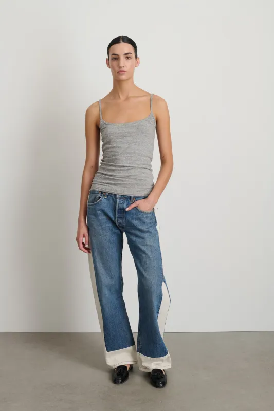 Zora Tank Heather Grey sold by B Sides Jeans