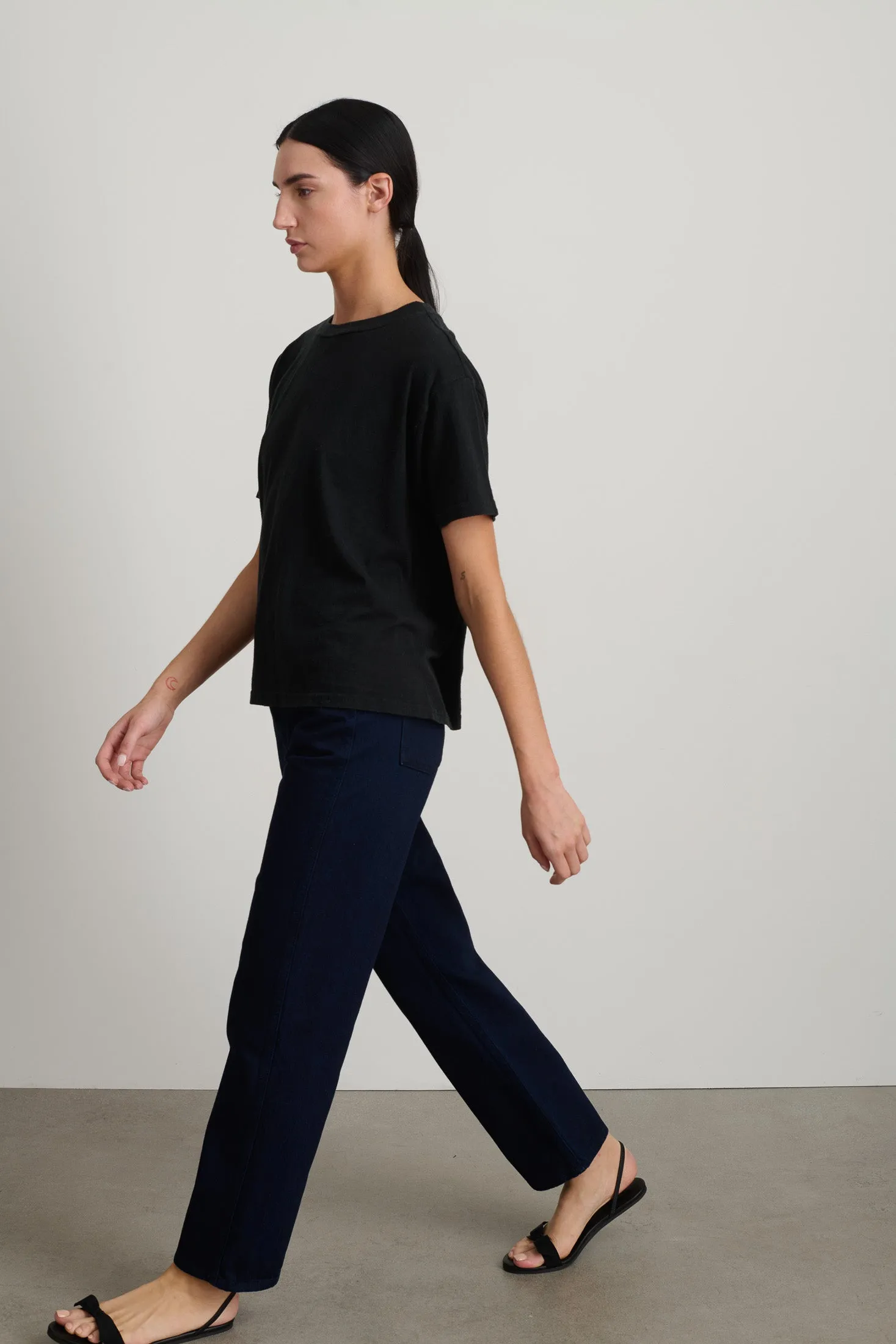 Atlas Tee Black sold by B Sides Jeans product image thumbnail 2