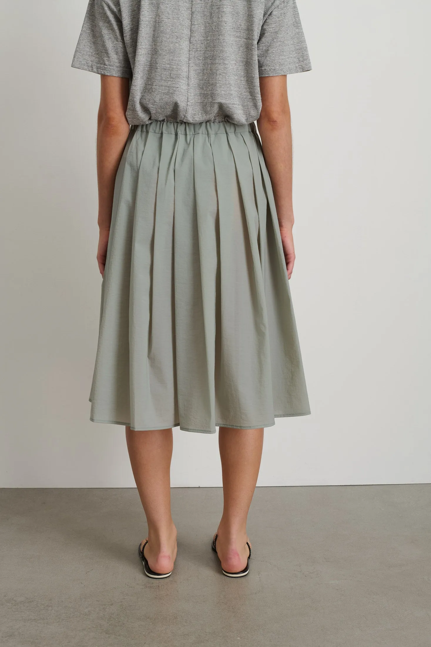 Eve Pleated Skirt Clay sold by B Sides Jeans product image thumbnail 5