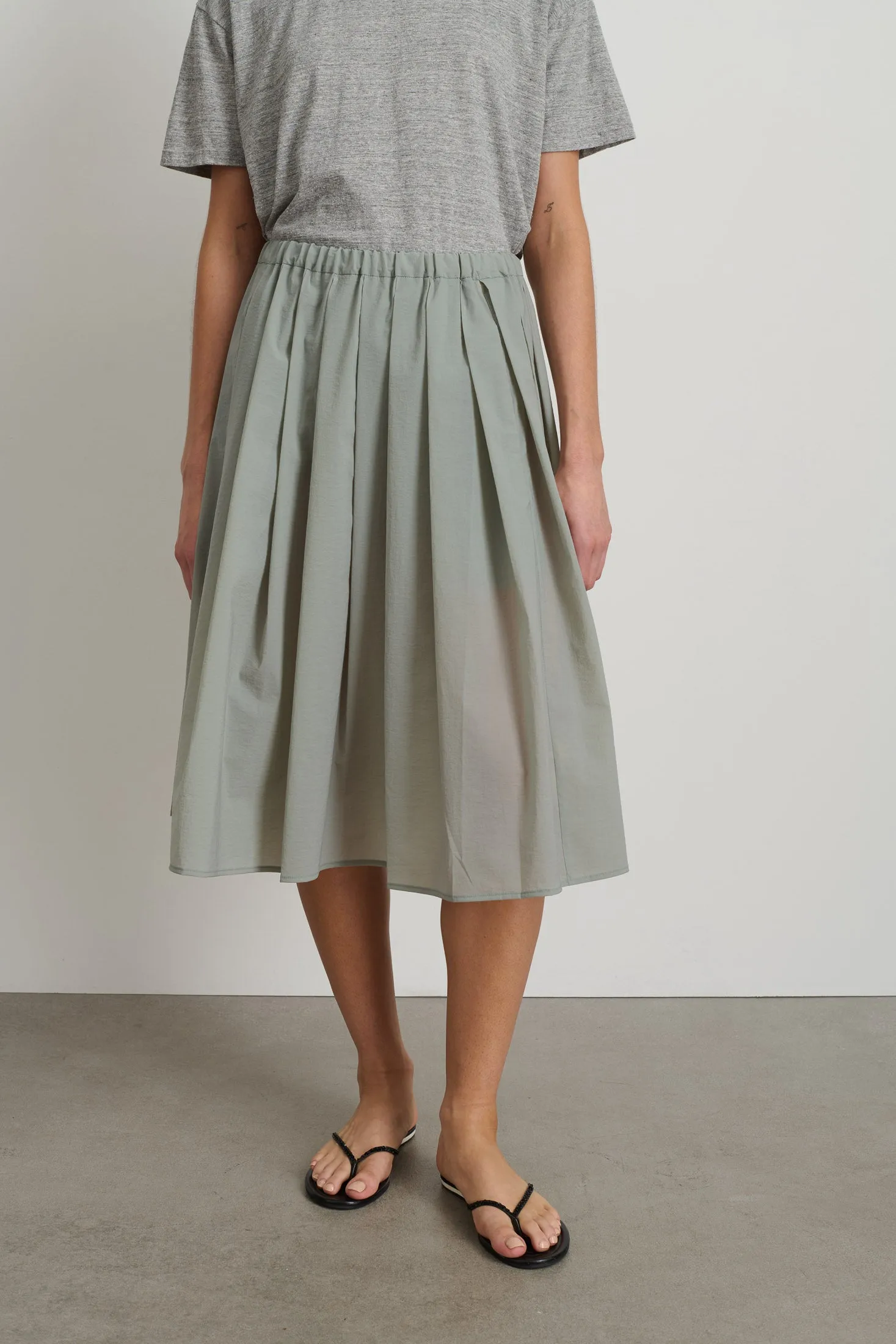 Eve Pleated Skirt Clay sold by B Sides Jeans product image thumbnail 4