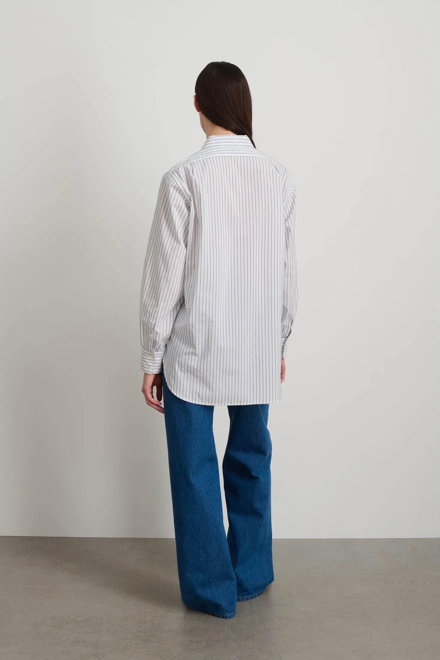 Louisa Shirt Navy White Stripe sold by B Sides Jeans product image thumbnail 3