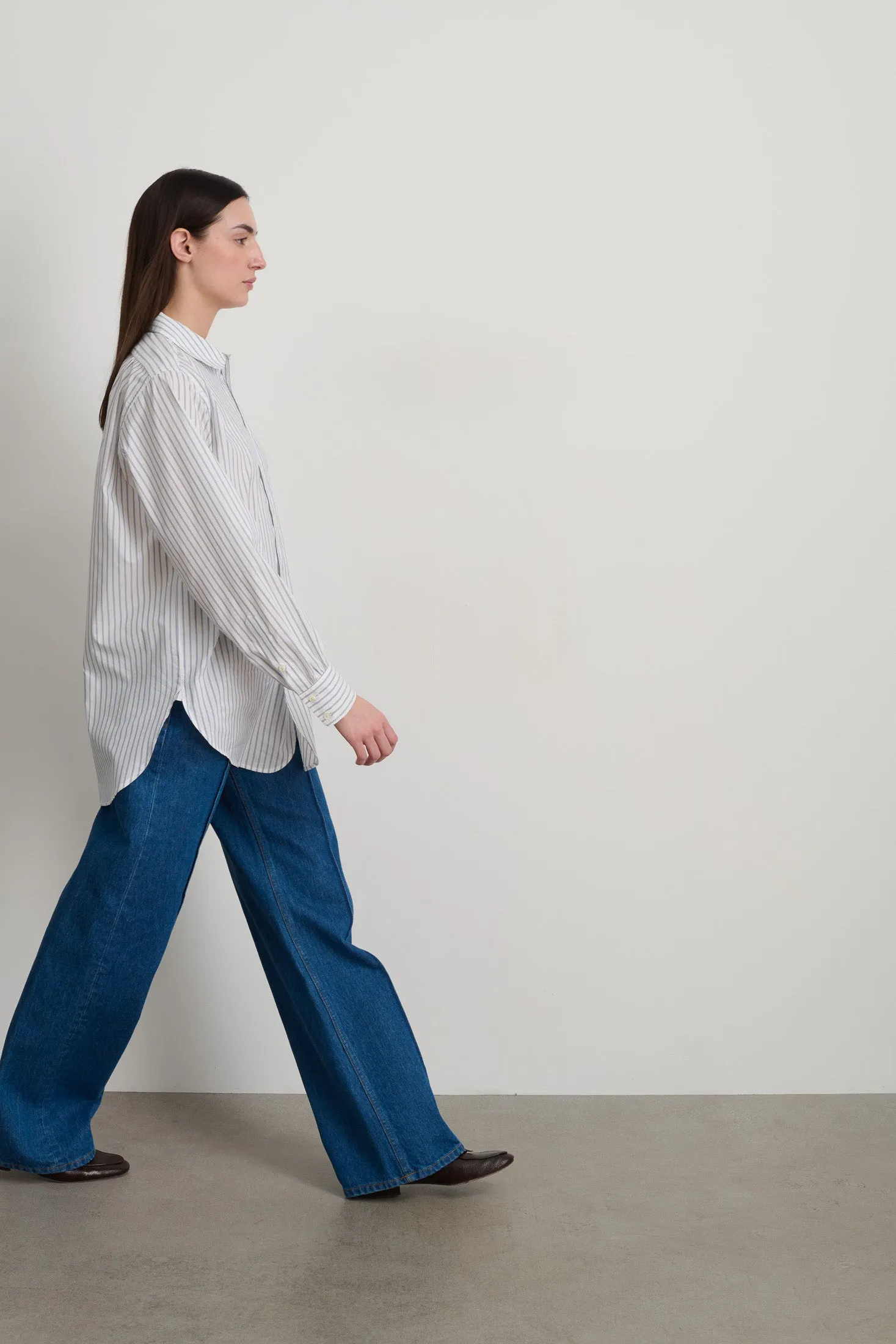 Louisa Shirt Navy White Stripe sold by B Sides Jeans product image thumbnail 4