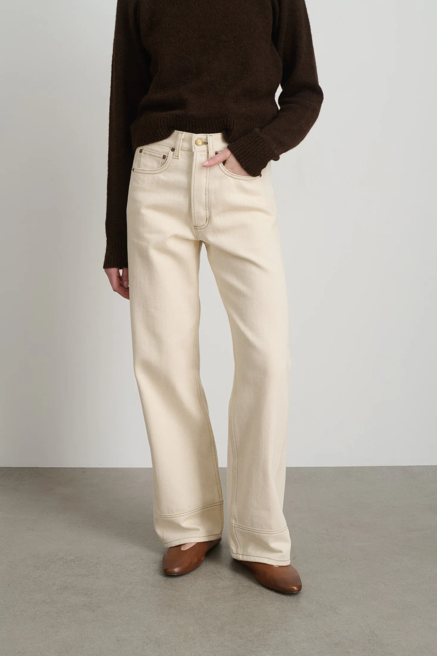 Charlot Jean Alabaster sold by B Sides Jeans product image thumbnail 4