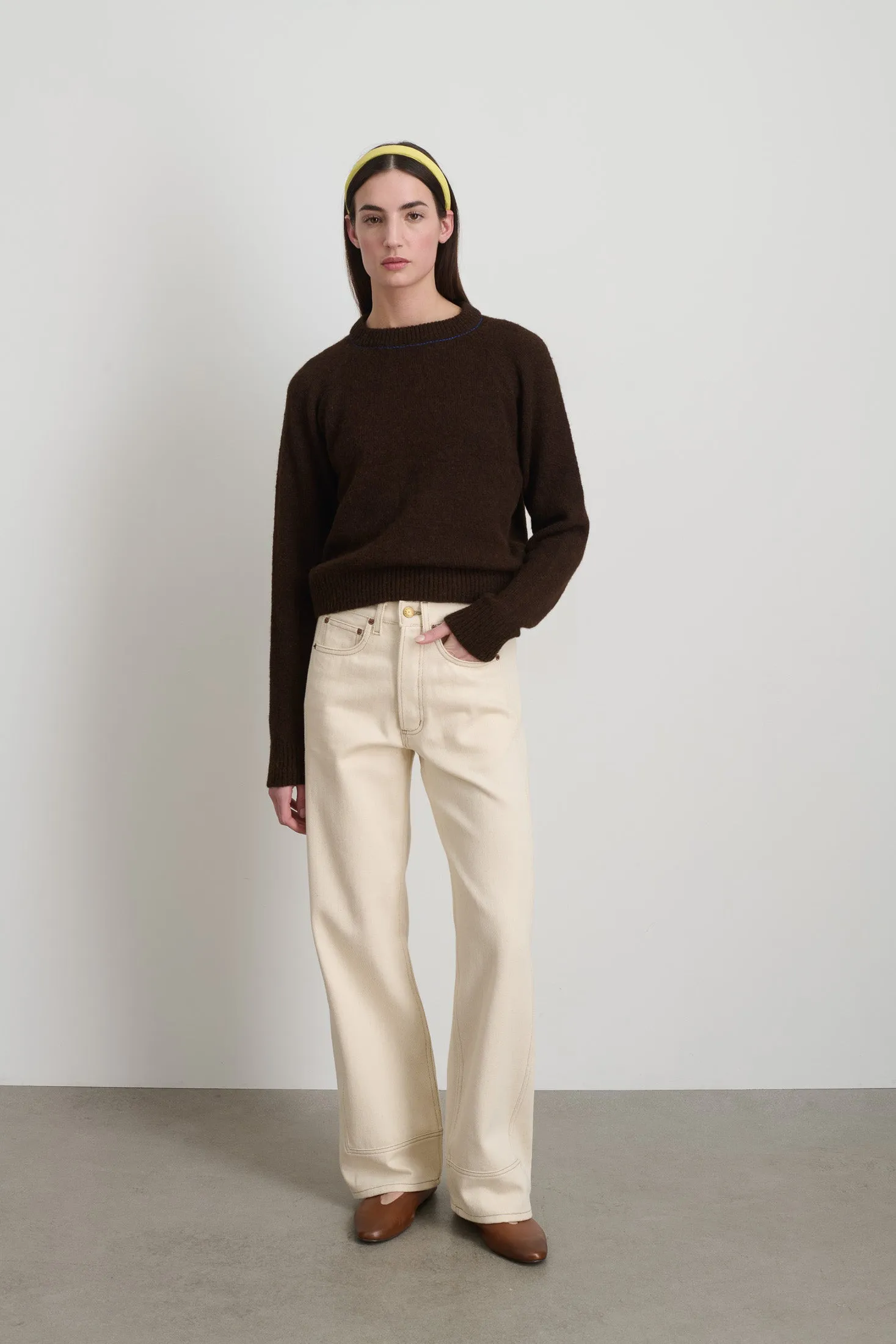 Charlot Jean Alabaster sold by B Sides Jeans