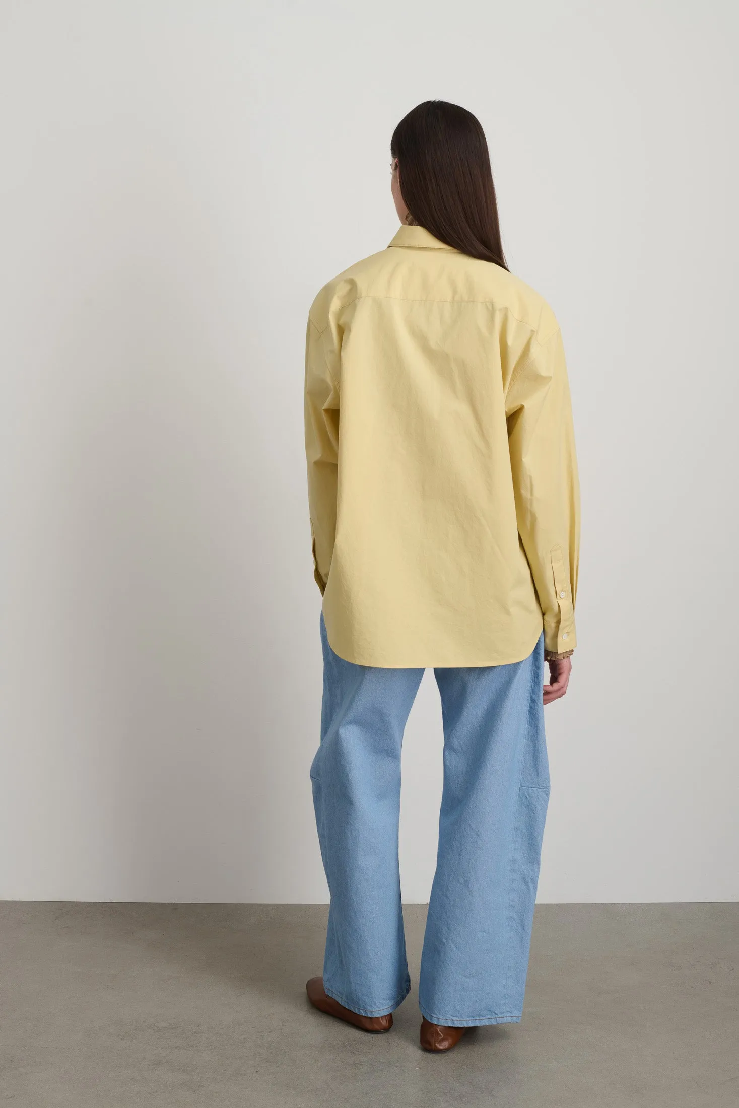 Nolan Shirt Celery sold by B Sides Jeans product image thumbnail 3