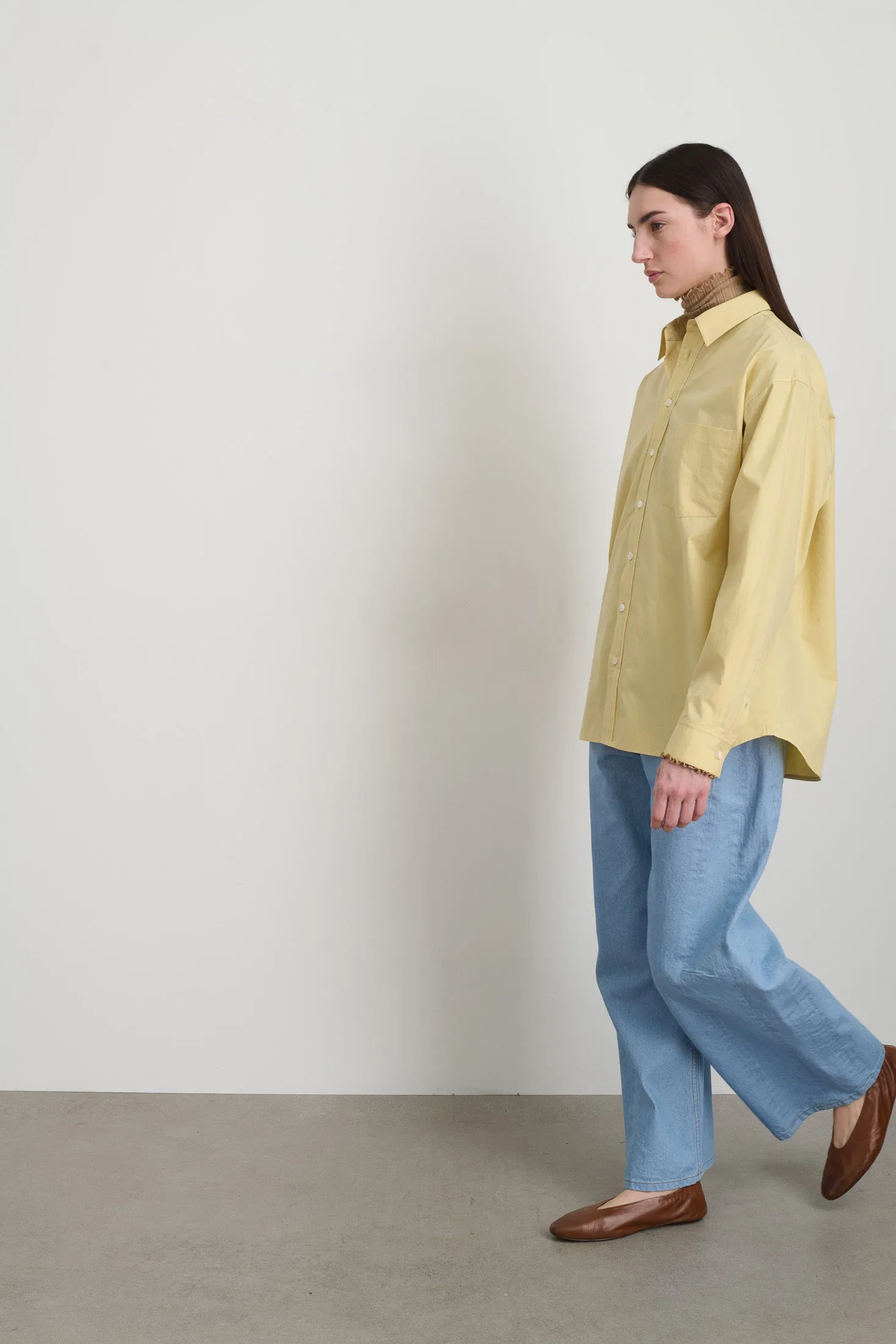 Nolan Shirt Celery sold by B Sides Jeans product image thumbnail 4