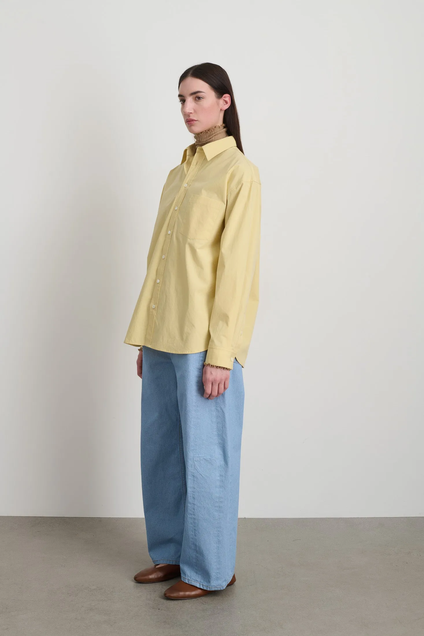 Nolan Shirt Celery sold by B Sides Jeans product image thumbnail 2