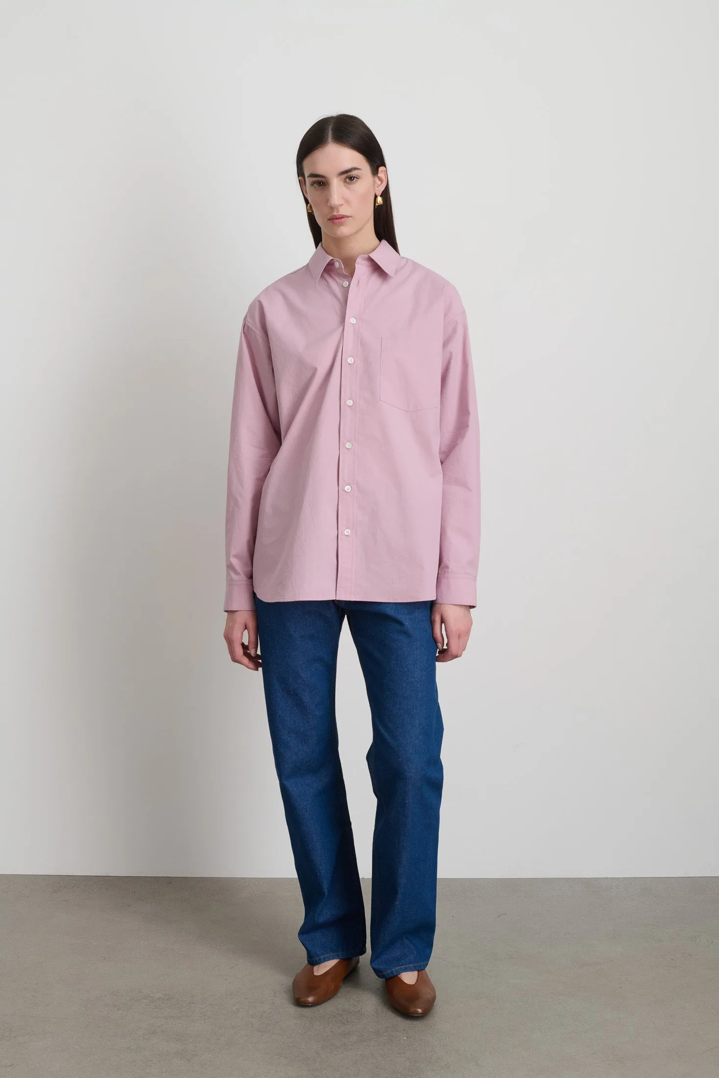 Nolan Shirt Lilac sold by B Sides Jeans