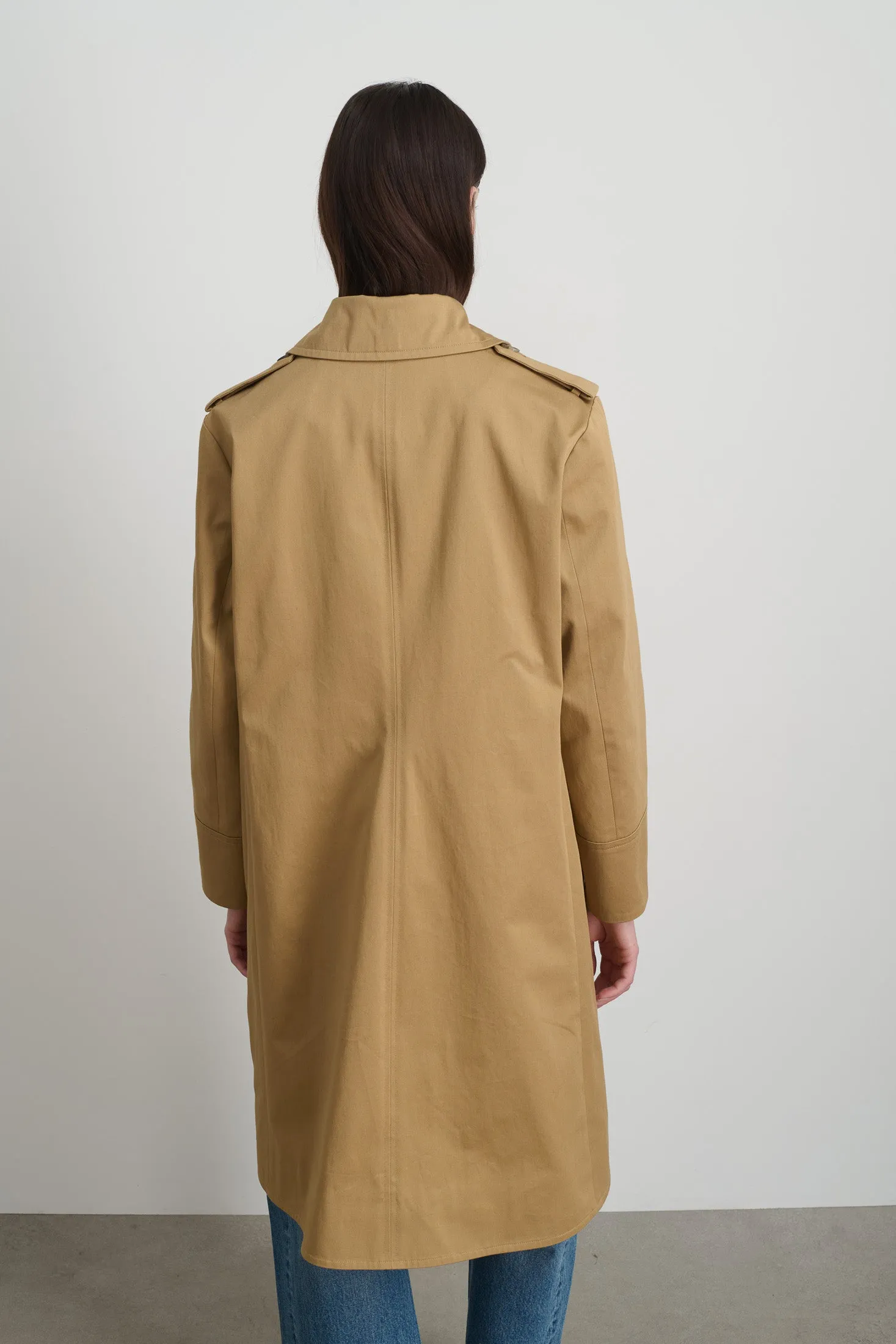 Hesse Cotton Twill Trench Camel sold by B Sides Jeans product image thumbnail 5