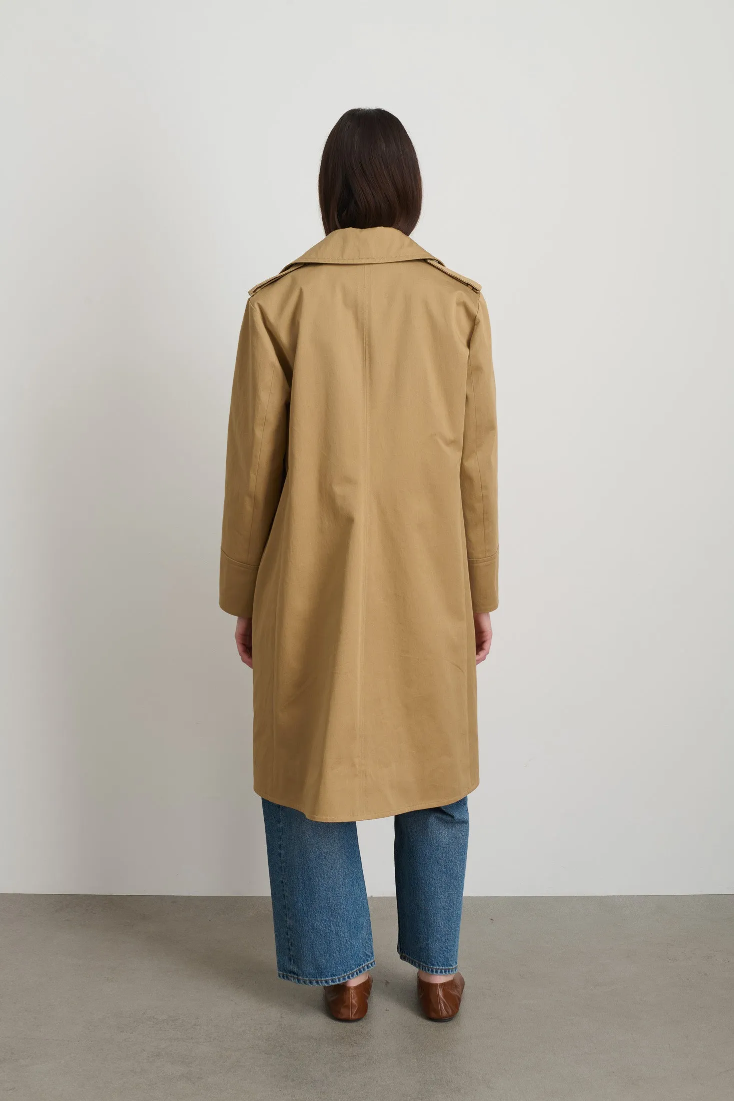 Hesse Cotton Twill Trench Camel sold by B Sides Jeans product image thumbnail 3