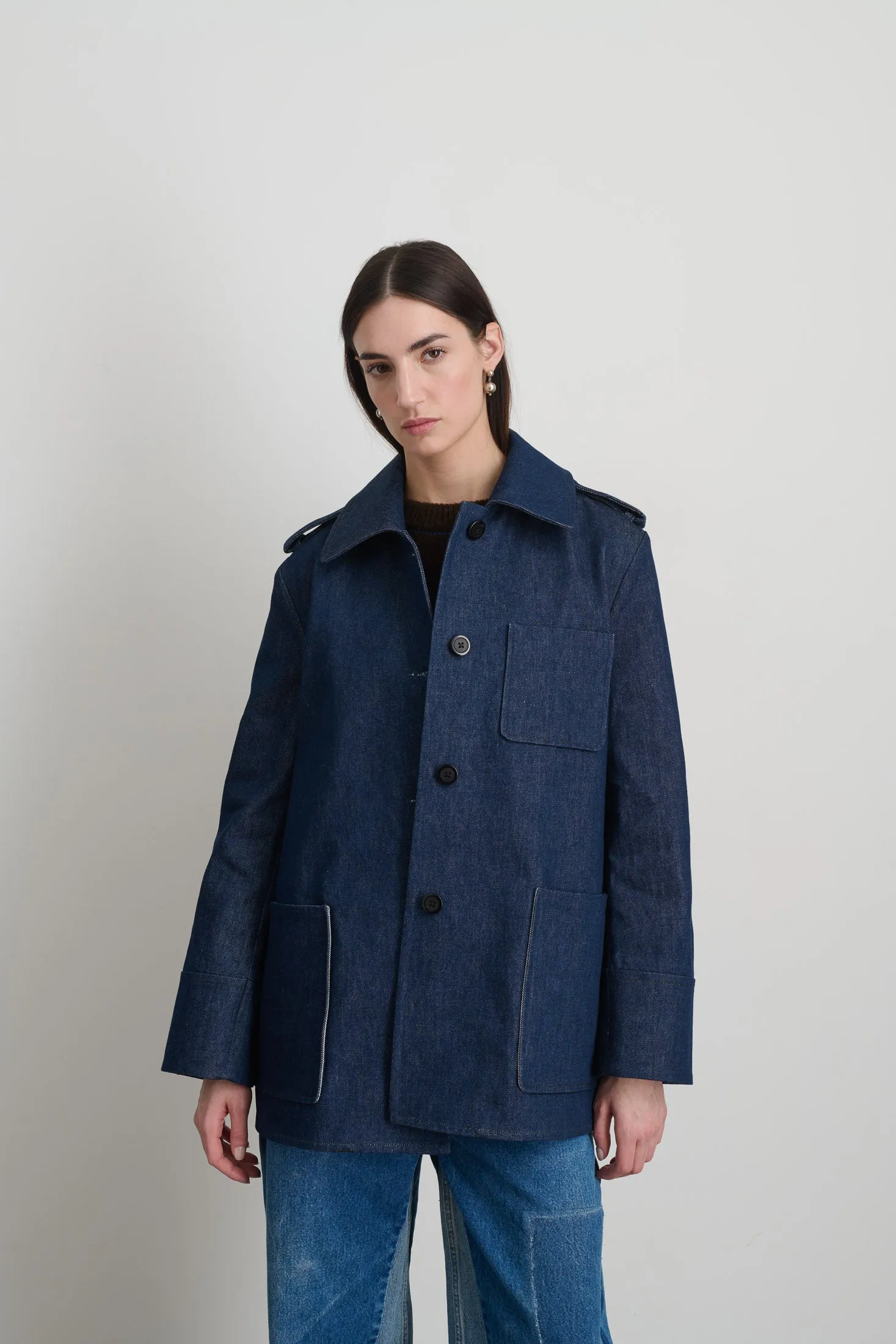 Tonne Denim Jacket Indigo Rinse sold by B Sides Jeans product image thumbnail 4