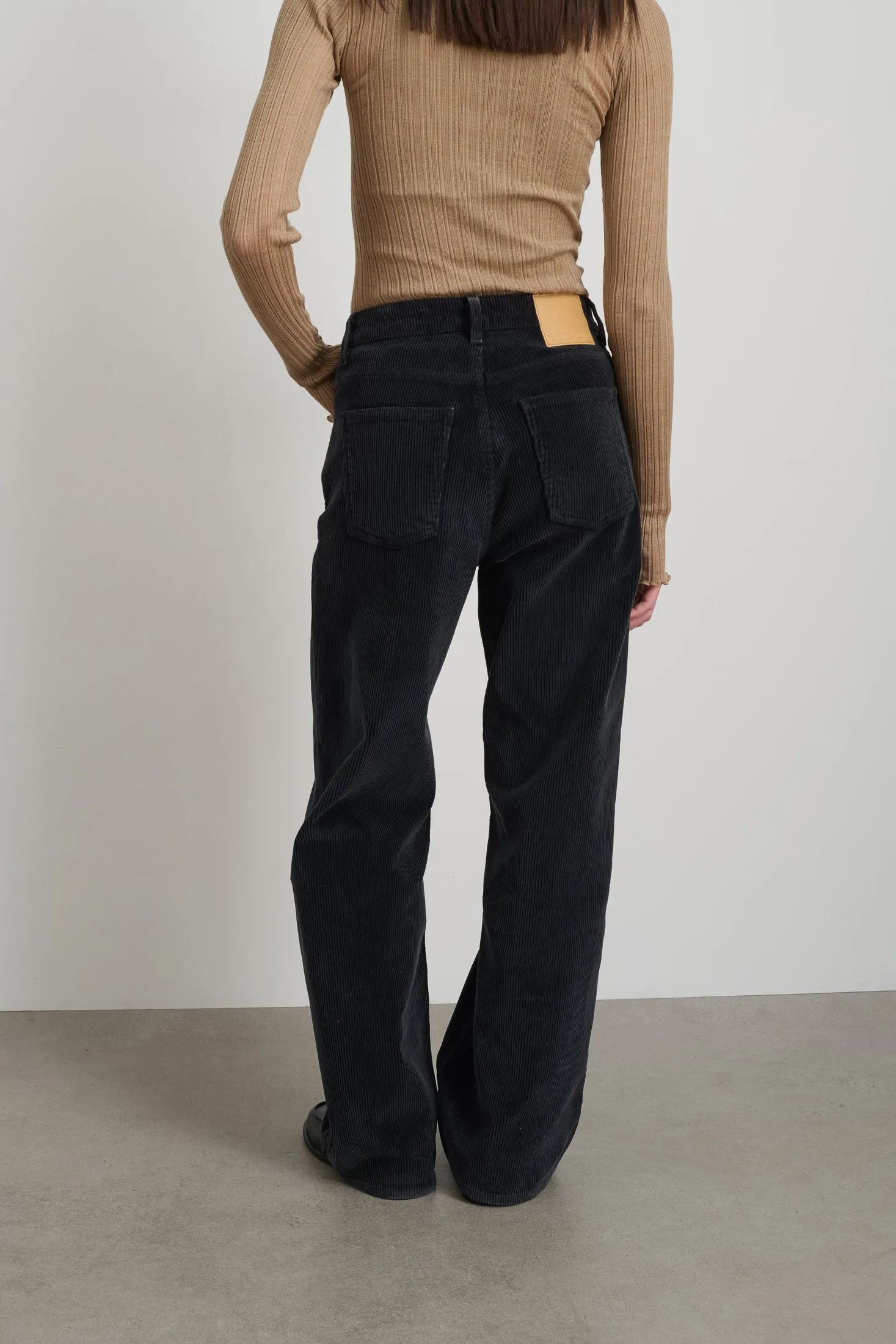 Elissa Stil Black Overdyed Corduroy sold by B Sides Jeans product image thumbnail 5