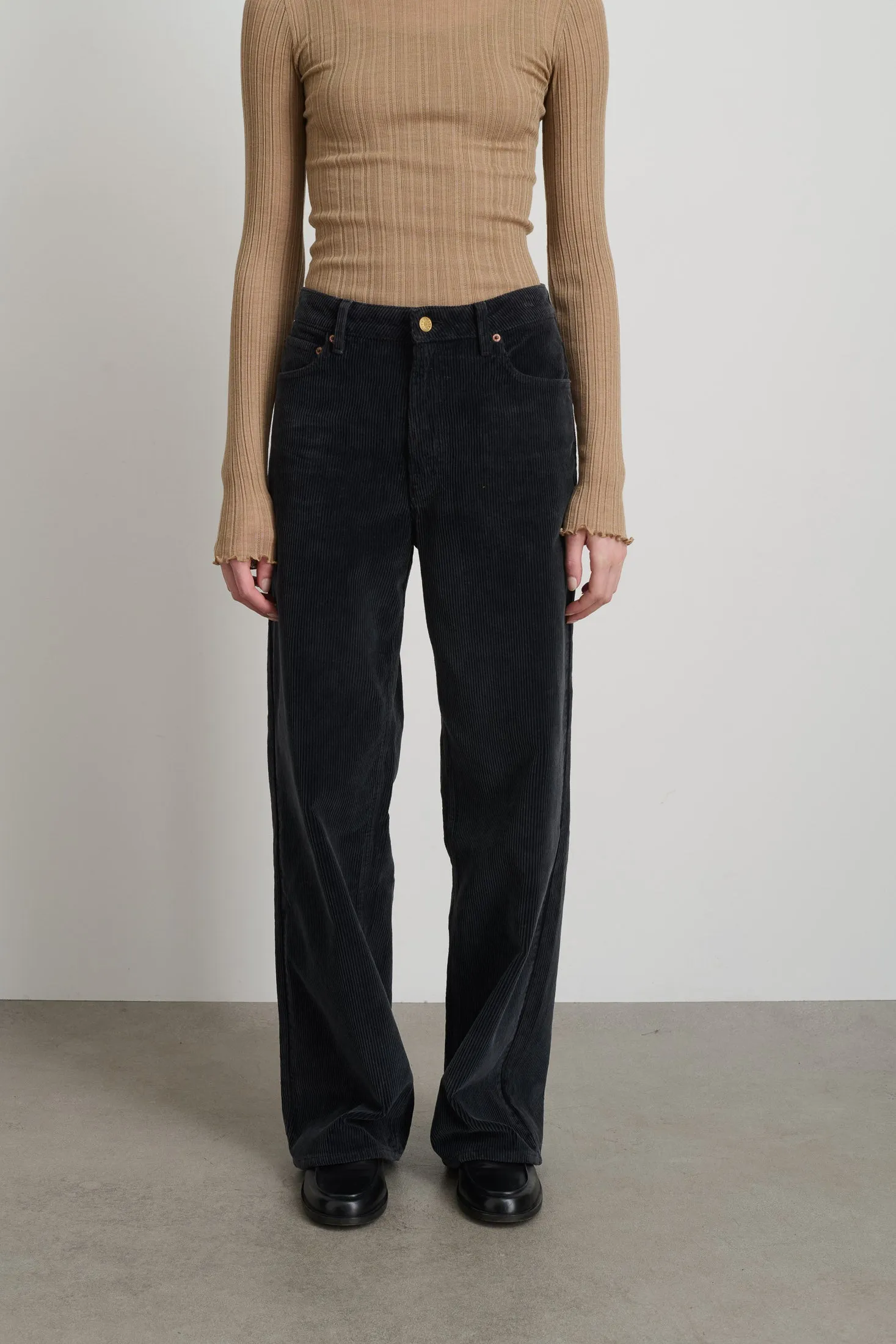 Elissa Stil Black Overdyed Corduroy sold by B Sides Jeans product image thumbnail 4