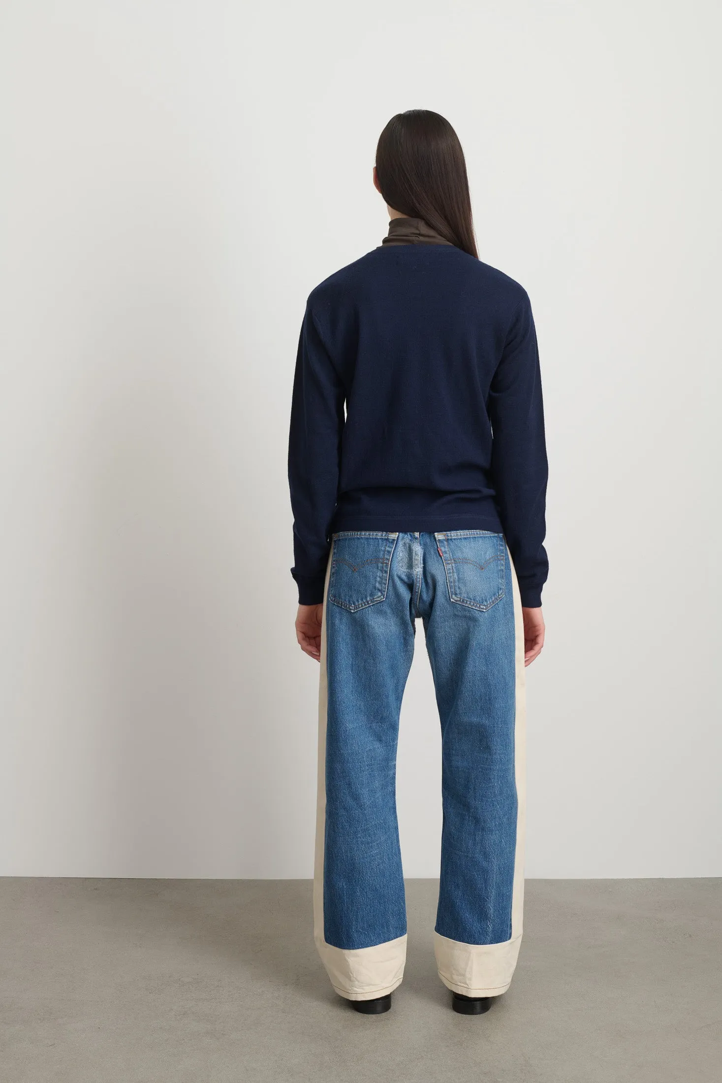 Moore Henley Marine Superfine Merino sold by B Sides Jeans product image thumbnail 3