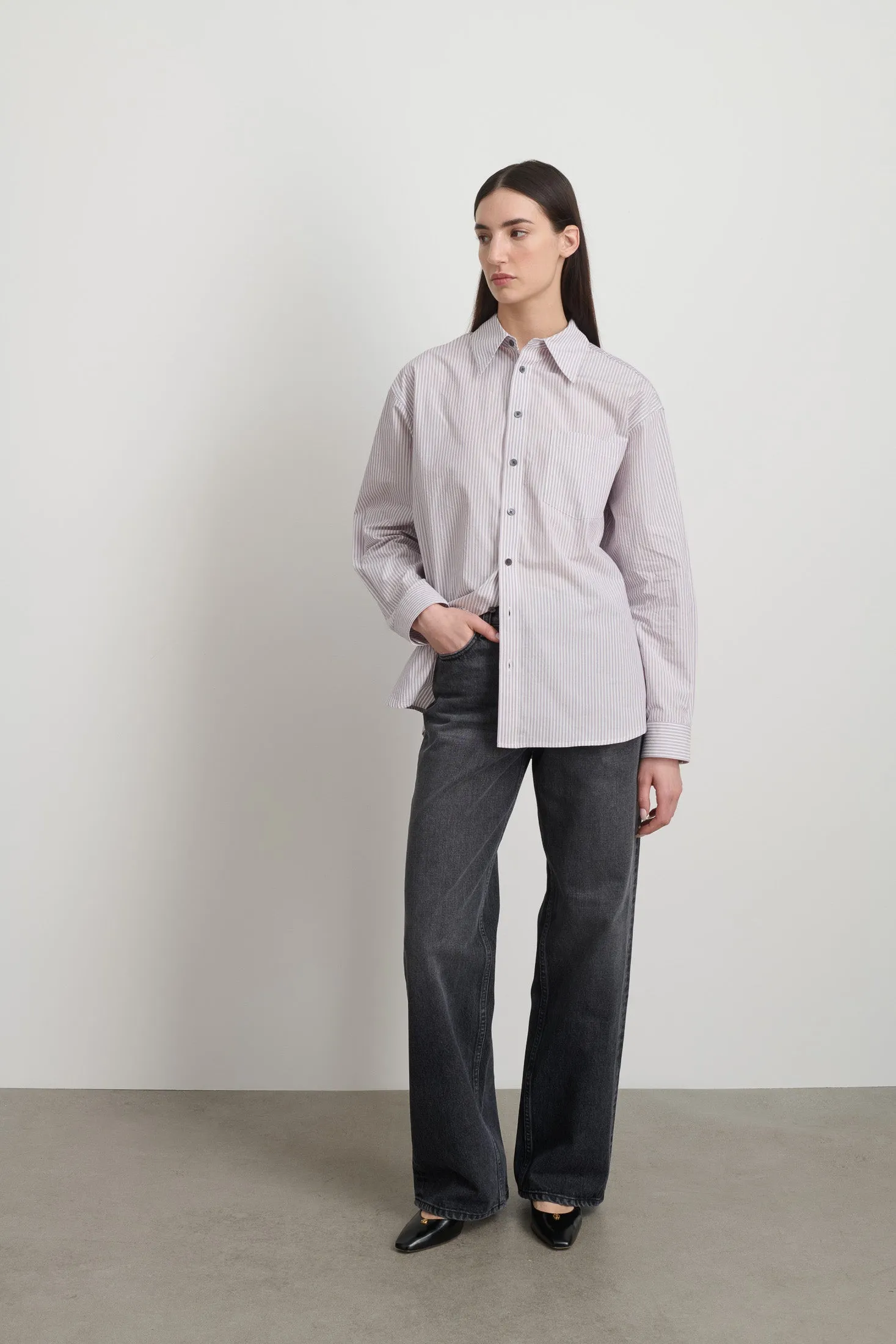 Ramona Shirt Purple Mix sold by B Sides Jeans