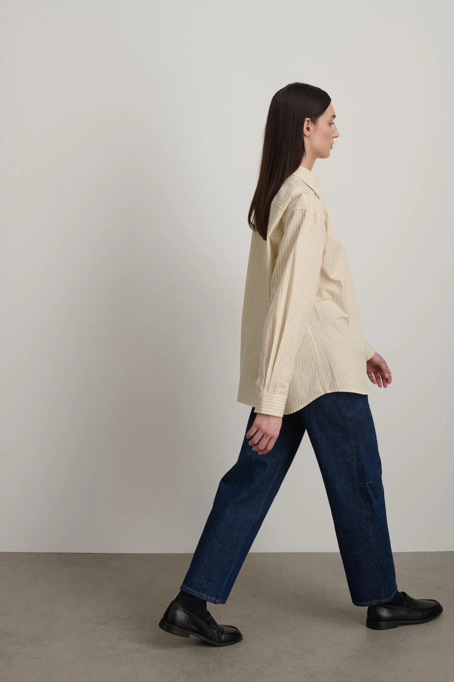 Nolan Shirt Yellow Stripe sold by B Sides Jeans product image thumbnail 4