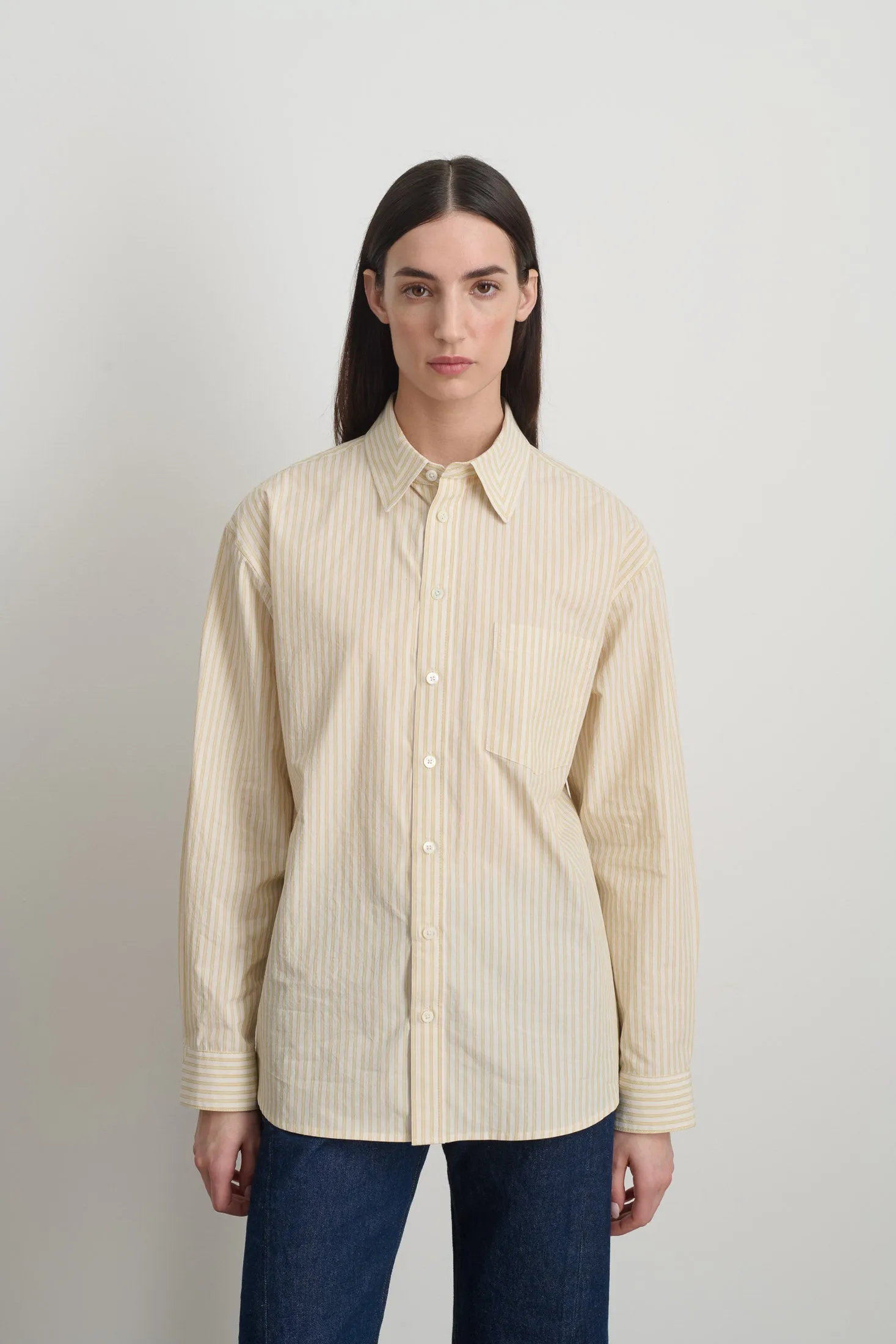 Nolan Shirt Yellow Stripe sold by B Sides Jeans product image thumbnail 5