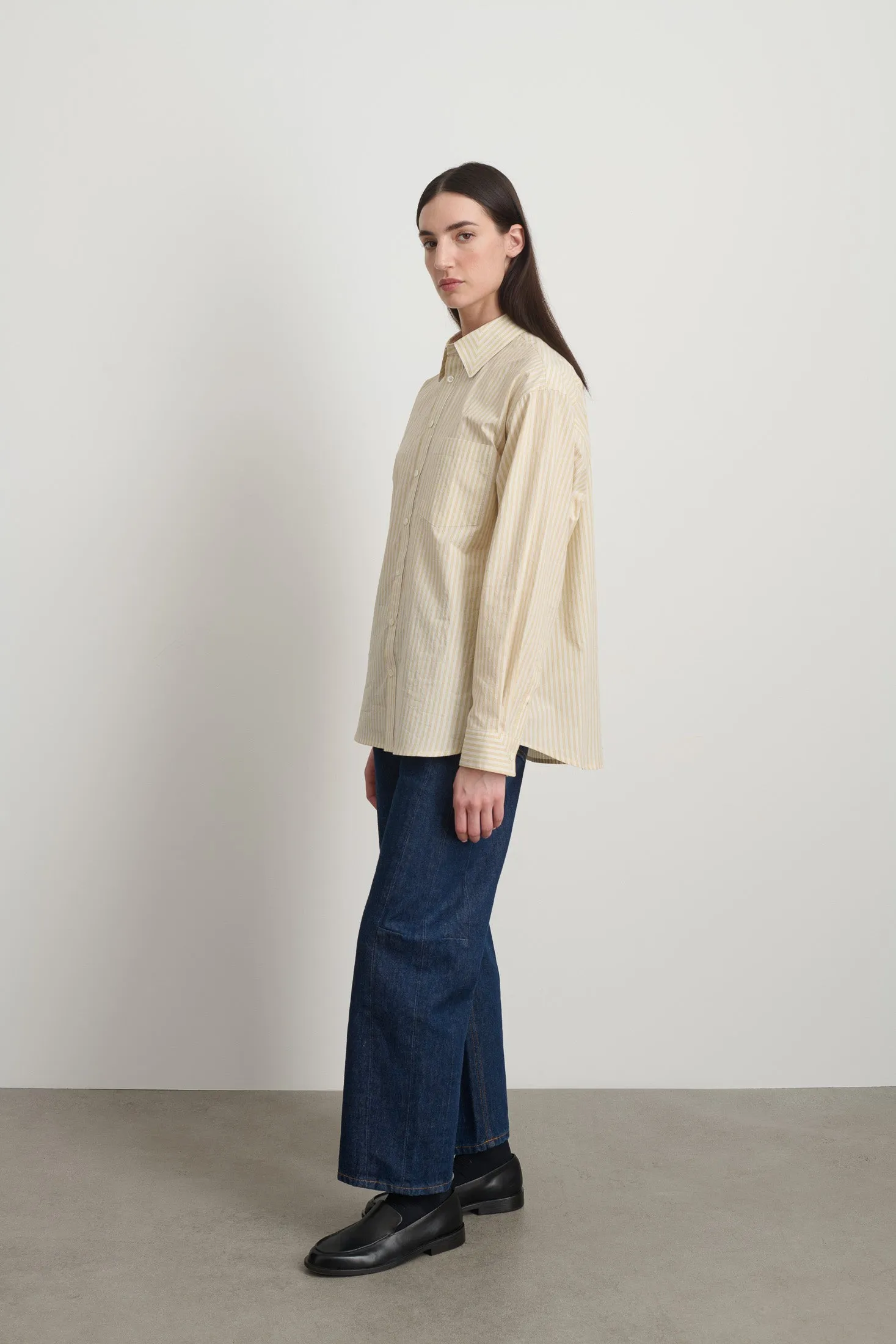 Nolan Shirt Yellow Stripe sold by B Sides Jeans product image thumbnail 2