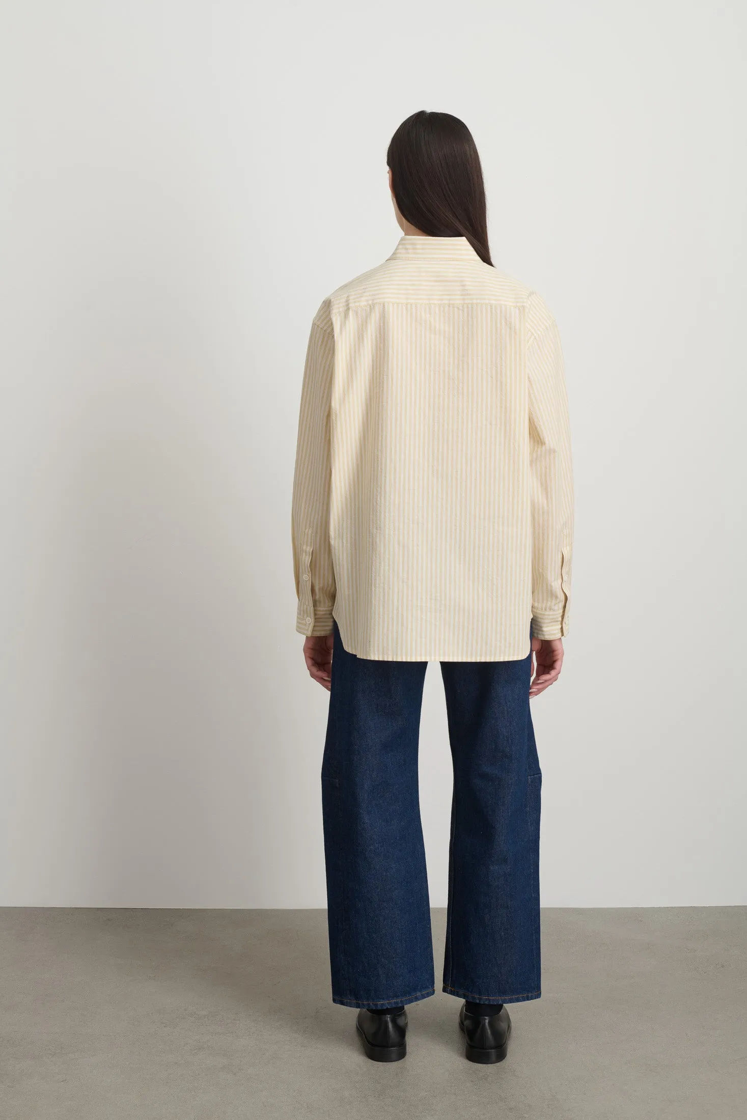 Nolan Shirt Yellow Stripe sold by B Sides Jeans product image thumbnail 3