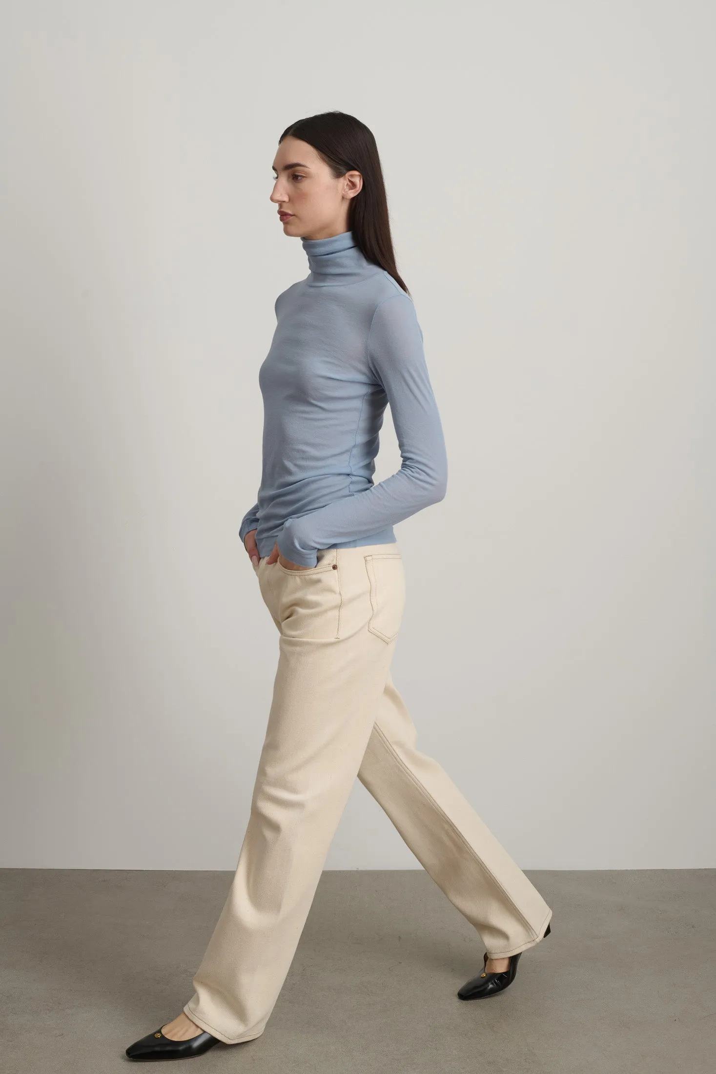 Jana Turtleneck Steel Blue sold by B Sides Jeans product image thumbnail 4