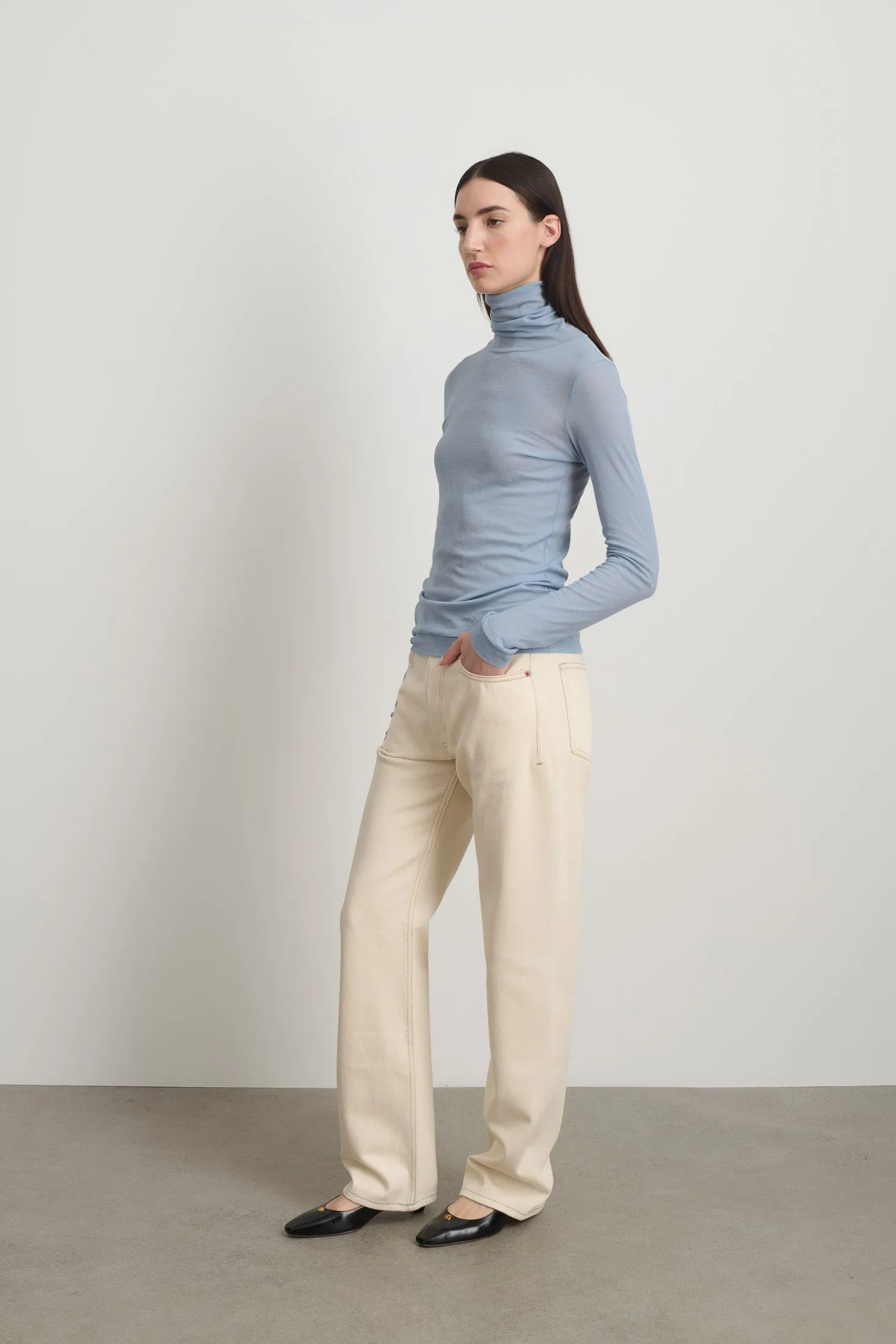 Jana Turtleneck Steel Blue sold by B Sides Jeans product image thumbnail 2