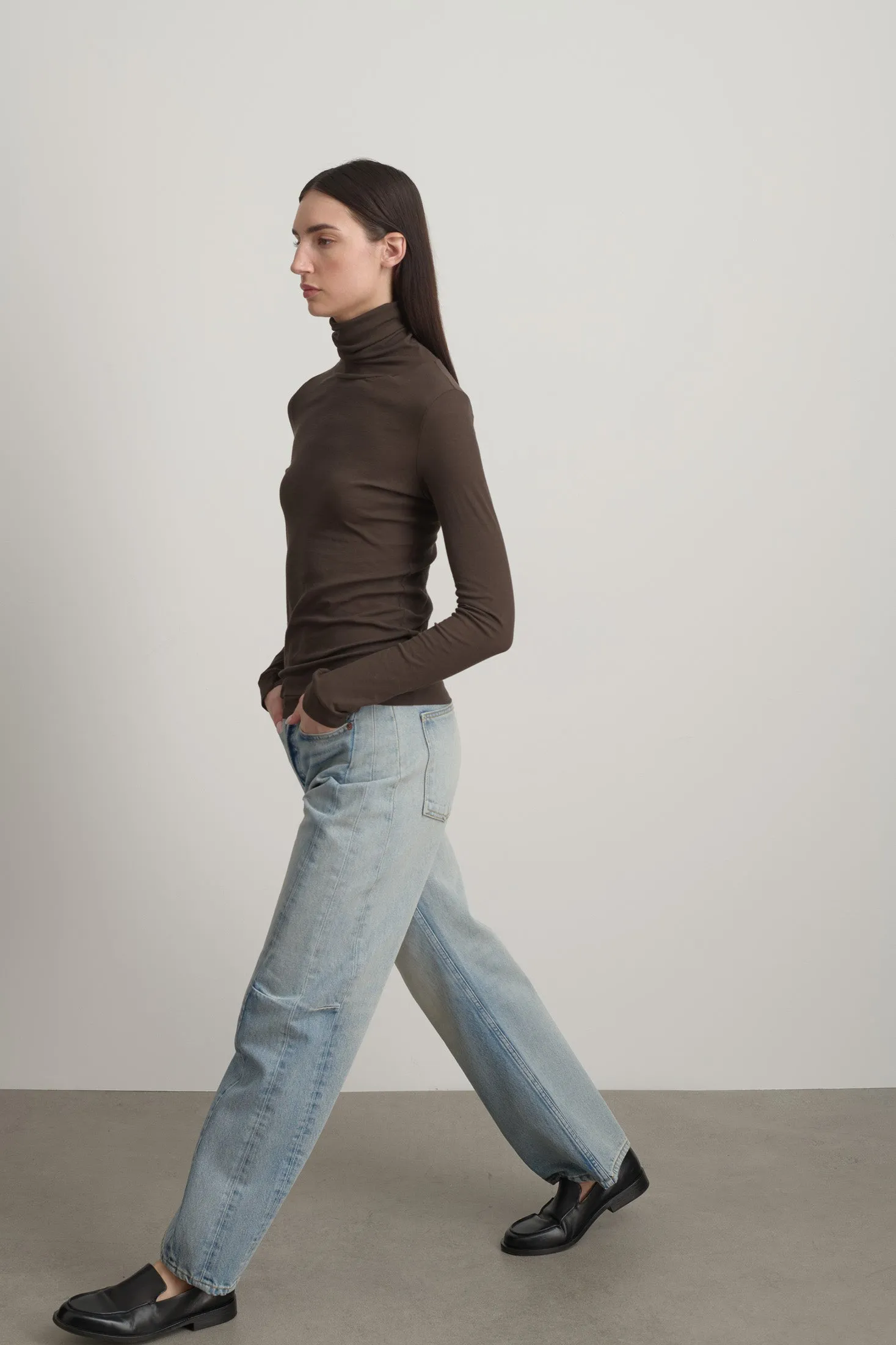Jana Turtleneck Olive Drab sold by B Sides Jeans product image thumbnail 4