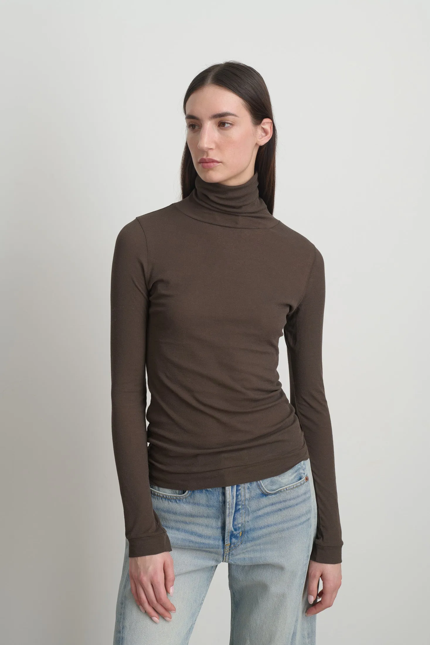 Jana Turtleneck Olive Drab sold by B Sides Jeans product image thumbnail 5