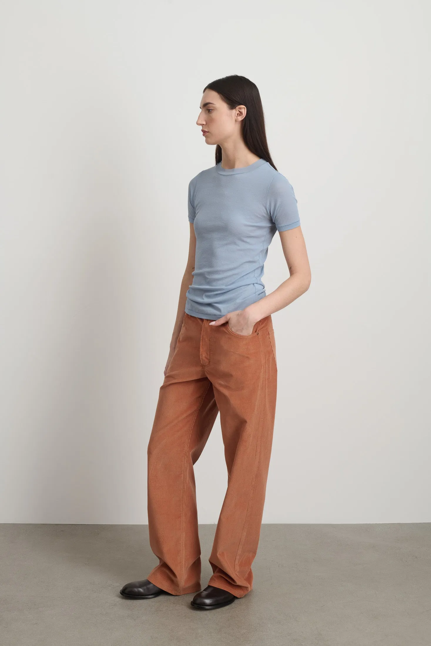 Vivien Tee Steel Blue sold by B Sides Jeans product image thumbnail 2