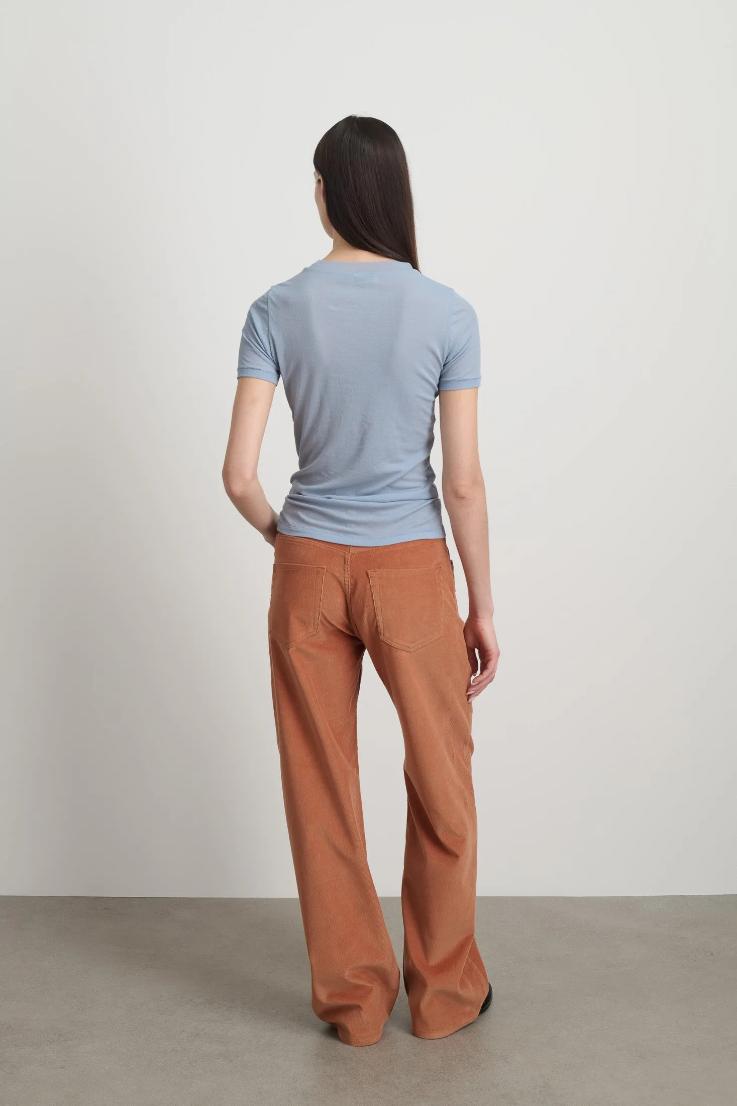 Vivien Tee Steel Blue sold by B Sides Jeans product image thumbnail 3