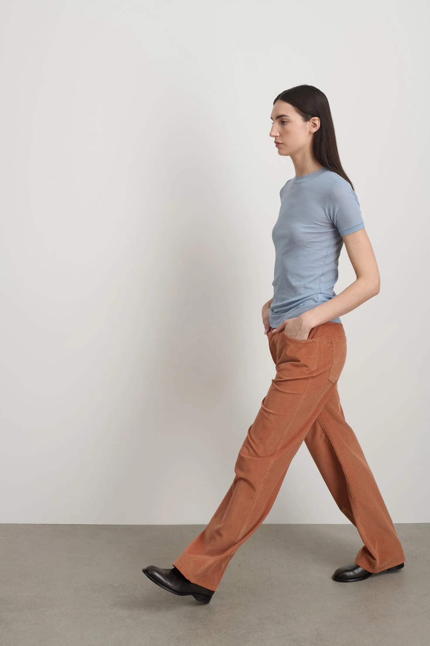 Vivien Tee Steel Blue sold by B Sides Jeans product image thumbnail 4