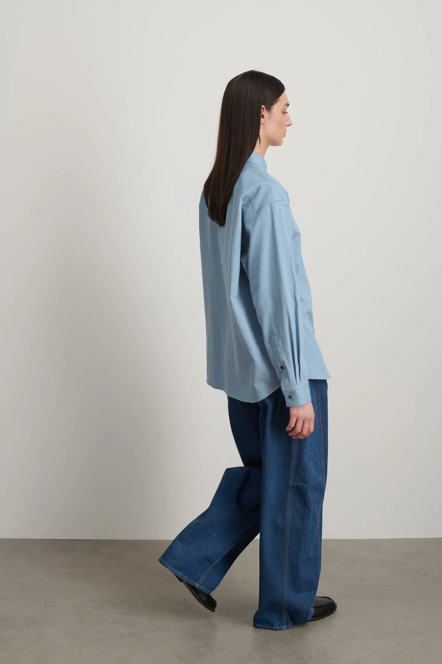 Ramona Shirt Lt. Blue Flannel sold by B Sides Jeans product image thumbnail 4