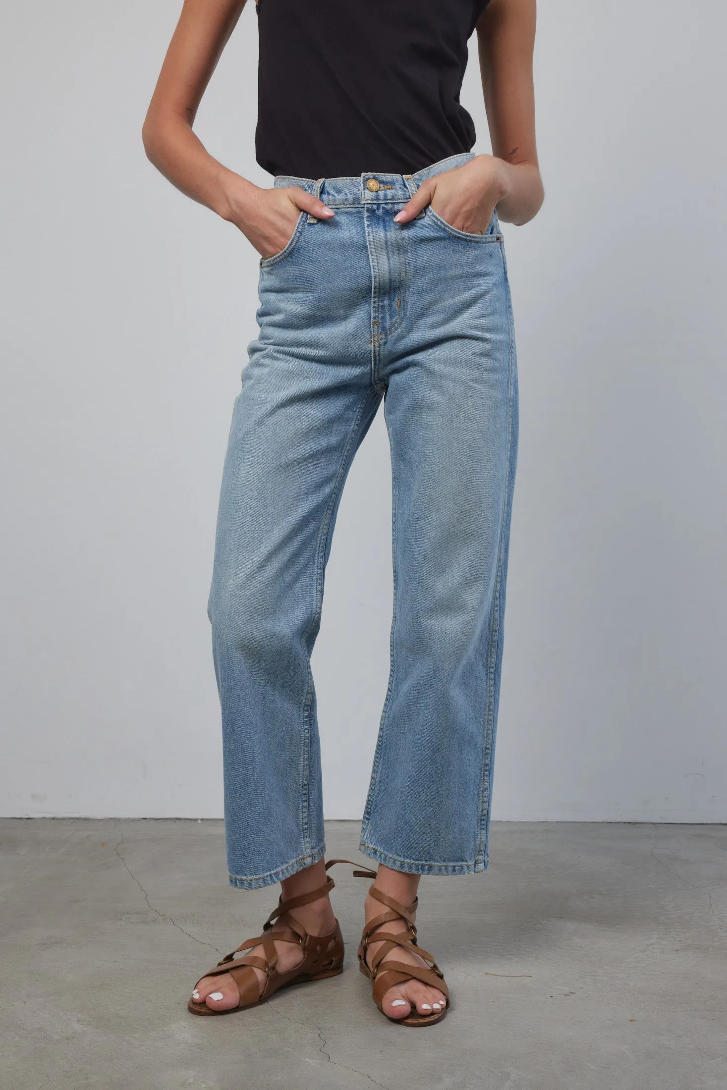 Plein Relaxed Straight Jean Lt. Vintage sold by B Sides Jeans product image thumbnail 4