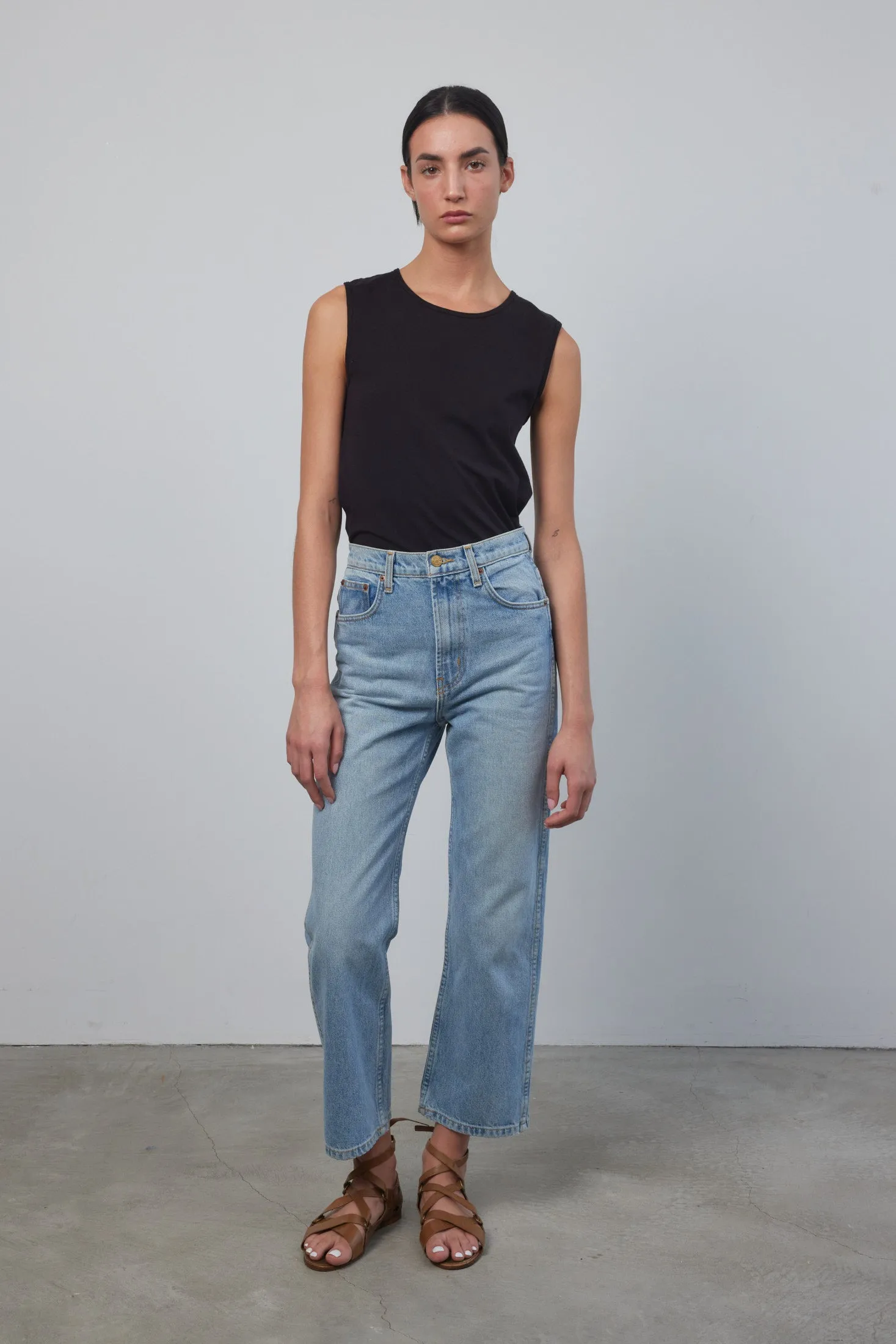 Plein Relaxed Straight Jean Lt. Vintage sold by B Sides Jeans