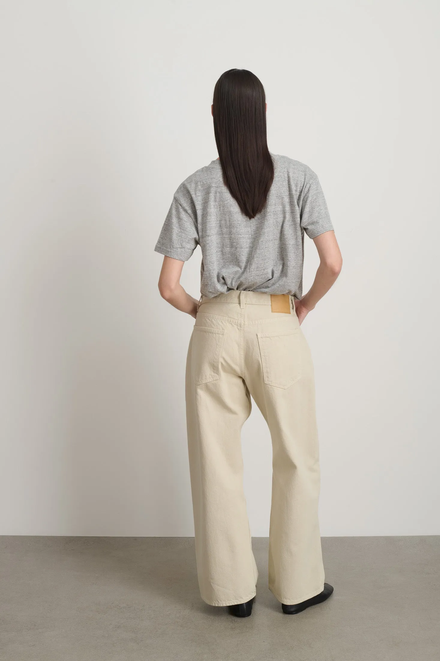 Floppy Jean Chalk Overdye sold by B Sides Jeans product image thumbnail 3