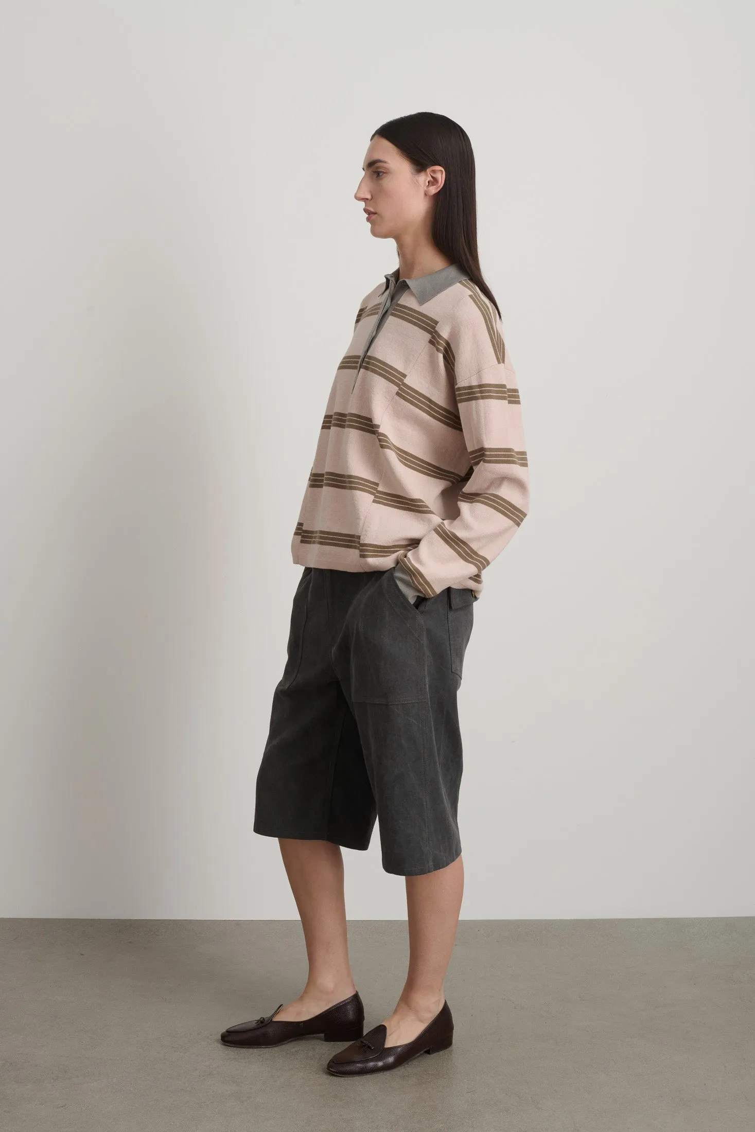 Rugby Shirt Pink/Grey sold by B Sides Jeans product image thumbnail 4