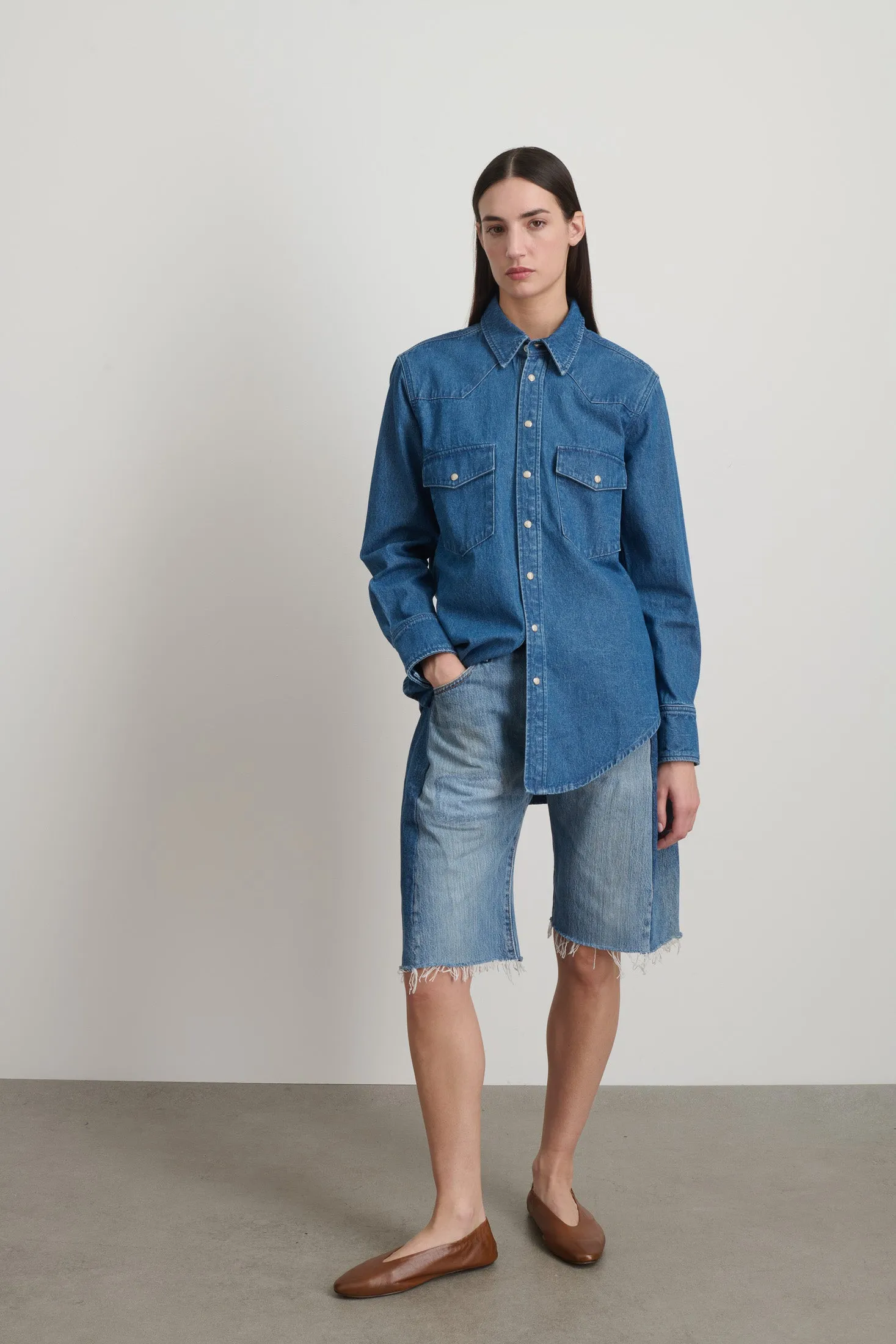 Liv Western Shirt Bessette Wash sold by B Sides Jeans product image thumbnail 3