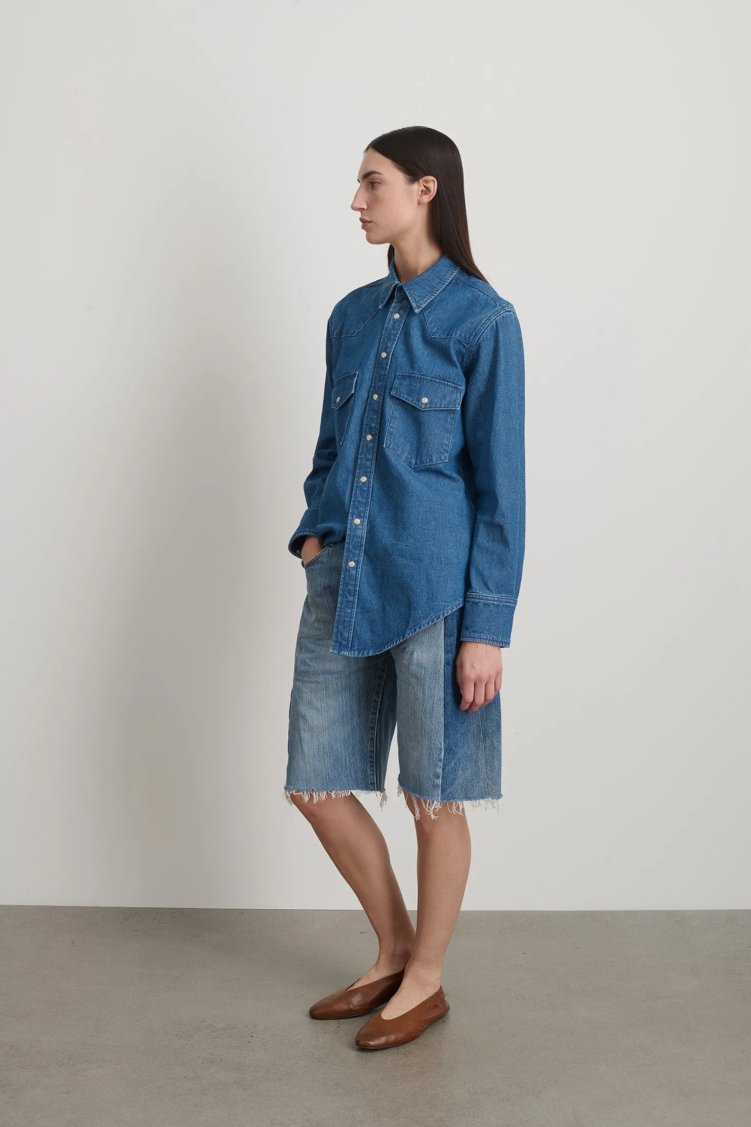 Liv Western Shirt Bessette Wash sold by B Sides Jeans product image thumbnail 4