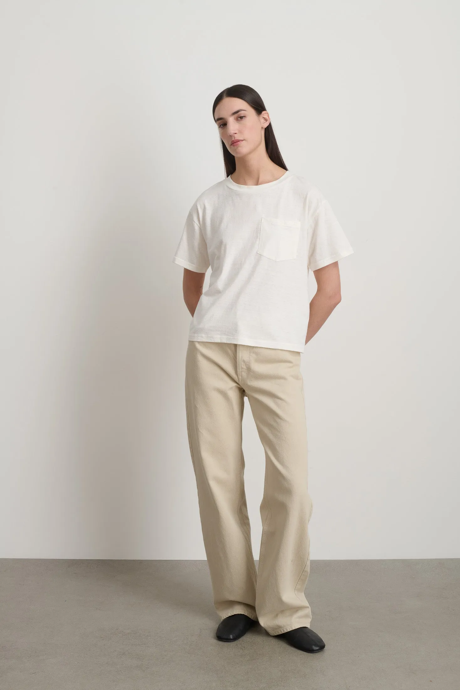 Atlas Pocket Tee White sold by B Sides Jeans product image thumbnail 3