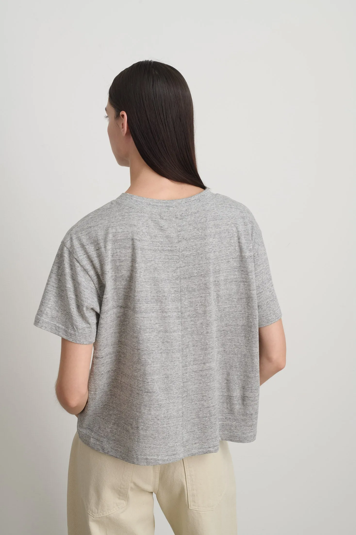 Atlas Pocket Tee Heather Grey sold by B Sides Jeans product image thumbnail 2