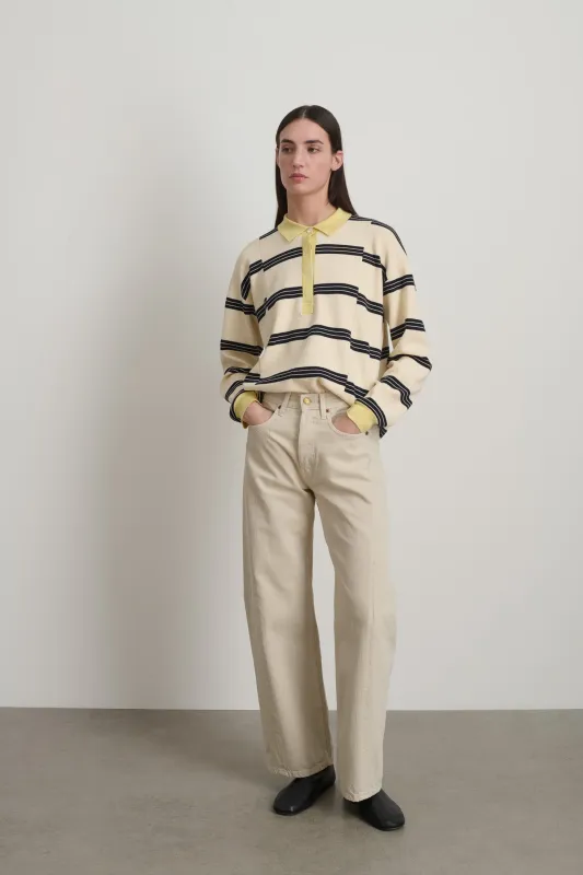 Slim Lasso Jean Chalk Overdye made by B Sides Jeans