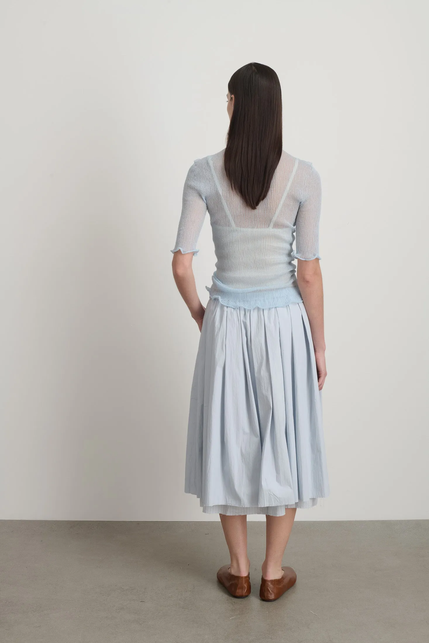 Sheer Turtleneck Pale Blue sold by B Sides Jeans product image thumbnail 5