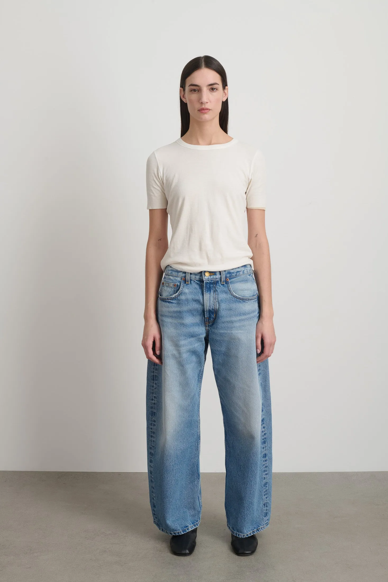 Double Tee White/Pale Yellow sold by B Sides Jeans product image thumbnail 3