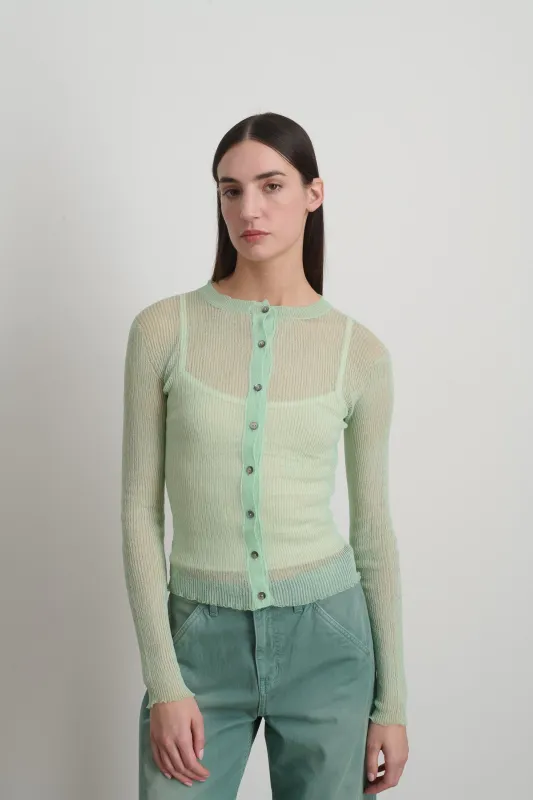 Sheer Cardigan Lindon made by B Sides Jeans