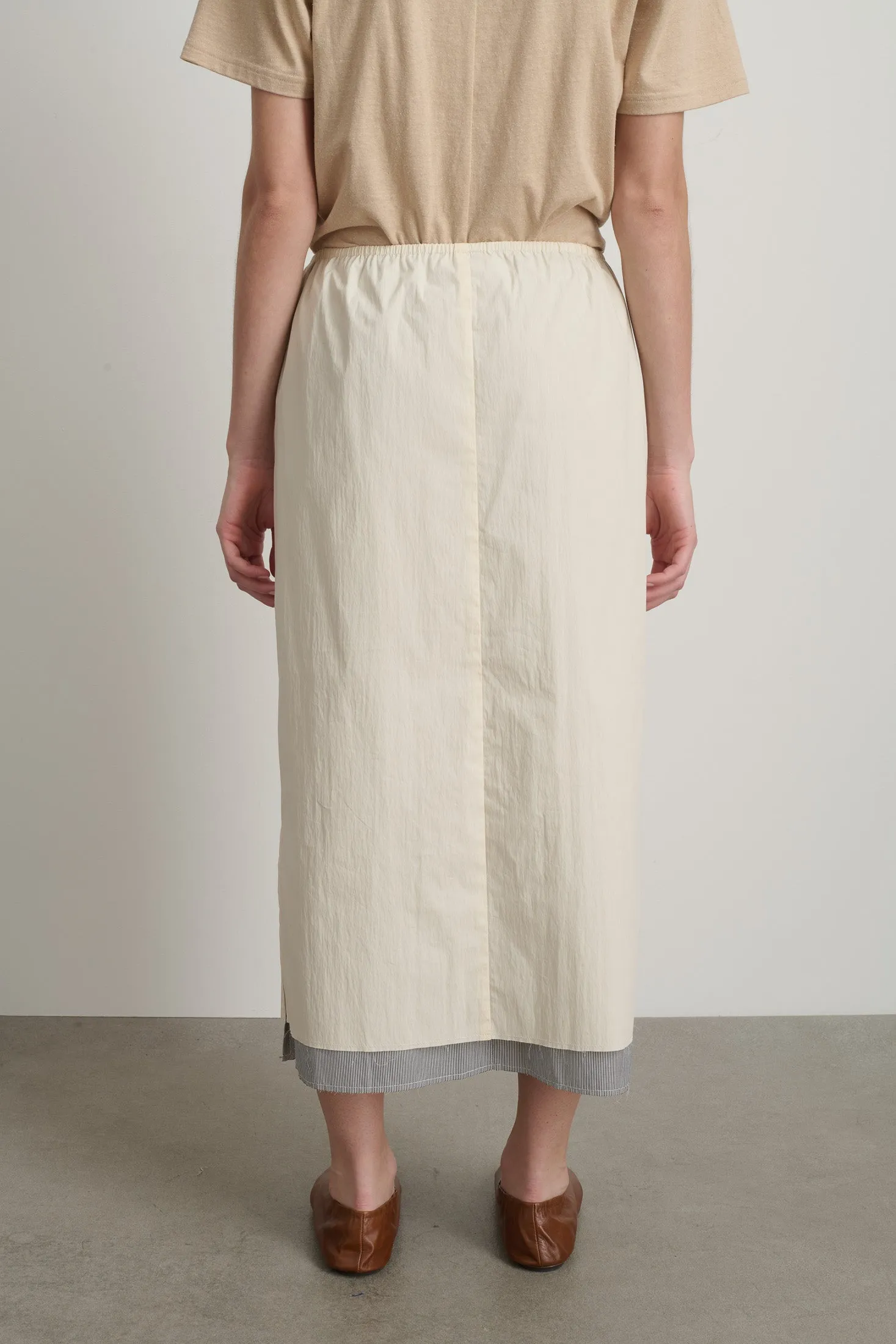 Slip Skirt Oyster / Black White Stripe sold by B Sides Jeans product image thumbnail 5