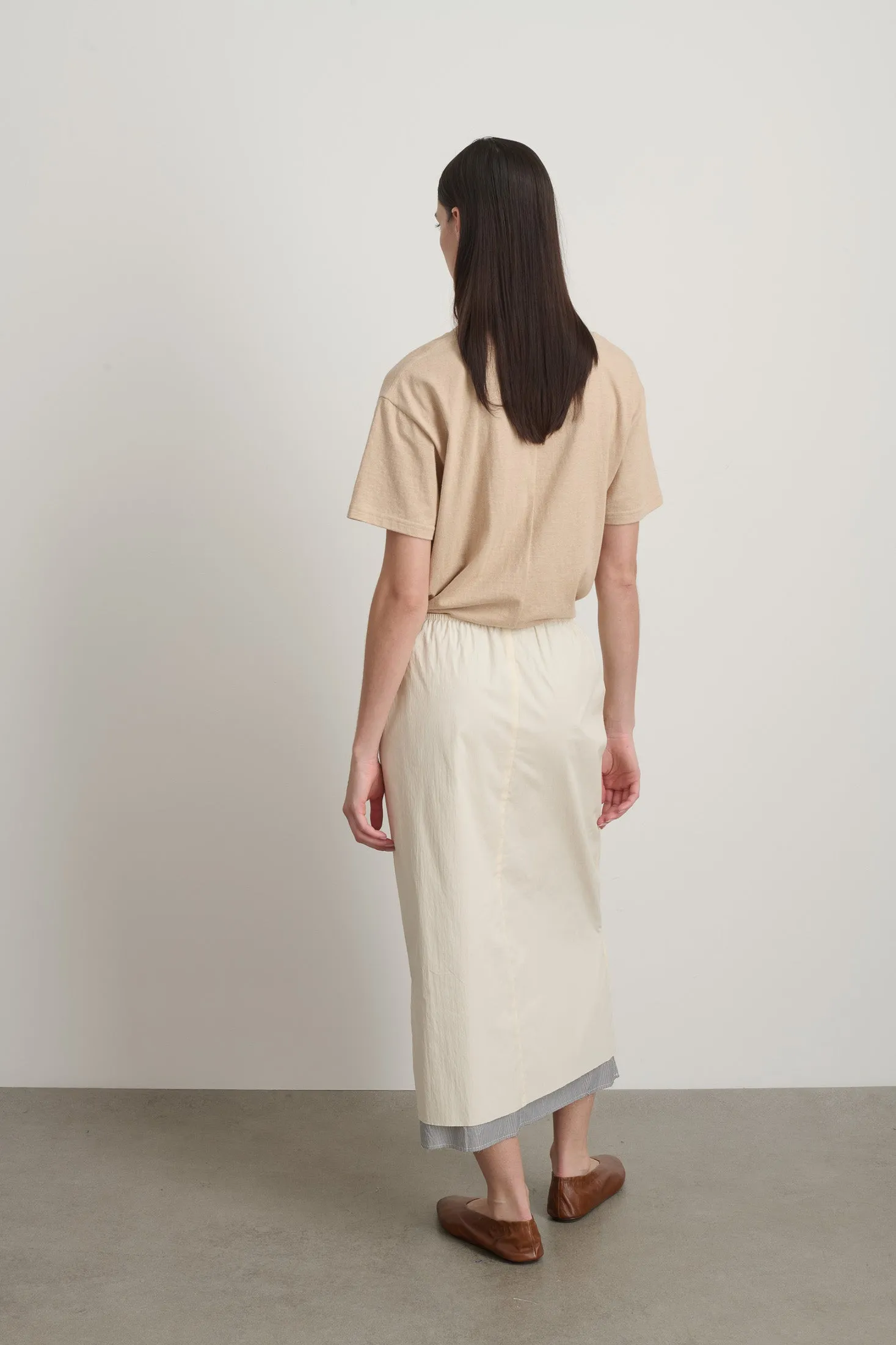 Slip Skirt Oyster / Black White Stripe sold by B Sides Jeans product image thumbnail 2