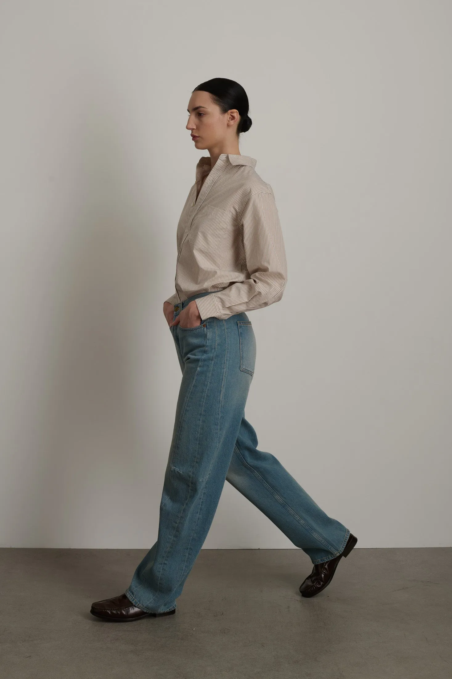 Slim Long Lasso Jean Hudson Wash sold by B Sides Jeans product image thumbnail 5